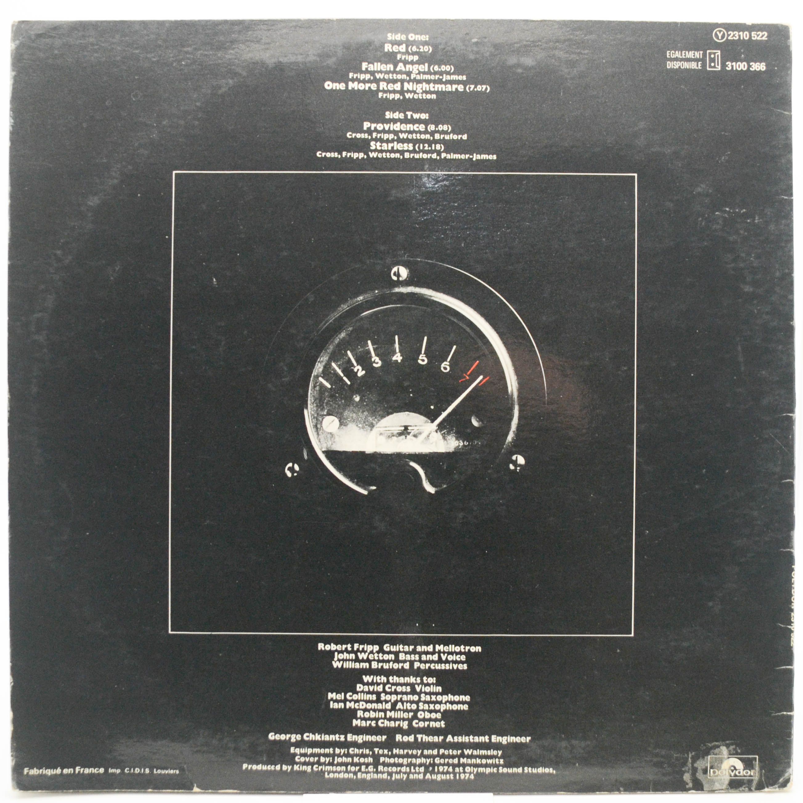 King Crimson — Red, 1977