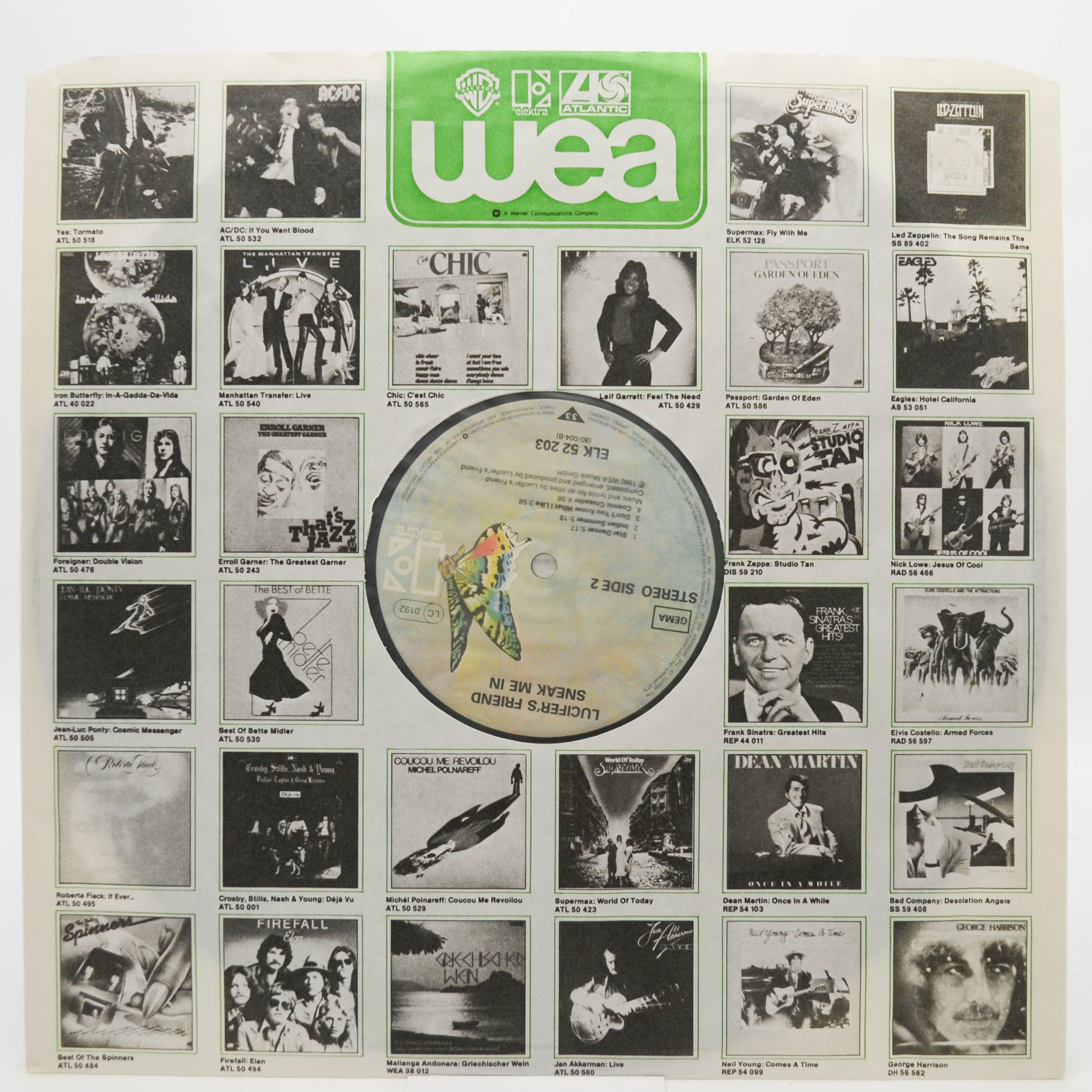 Lucifer's Friend — Sneak Me In, 1980