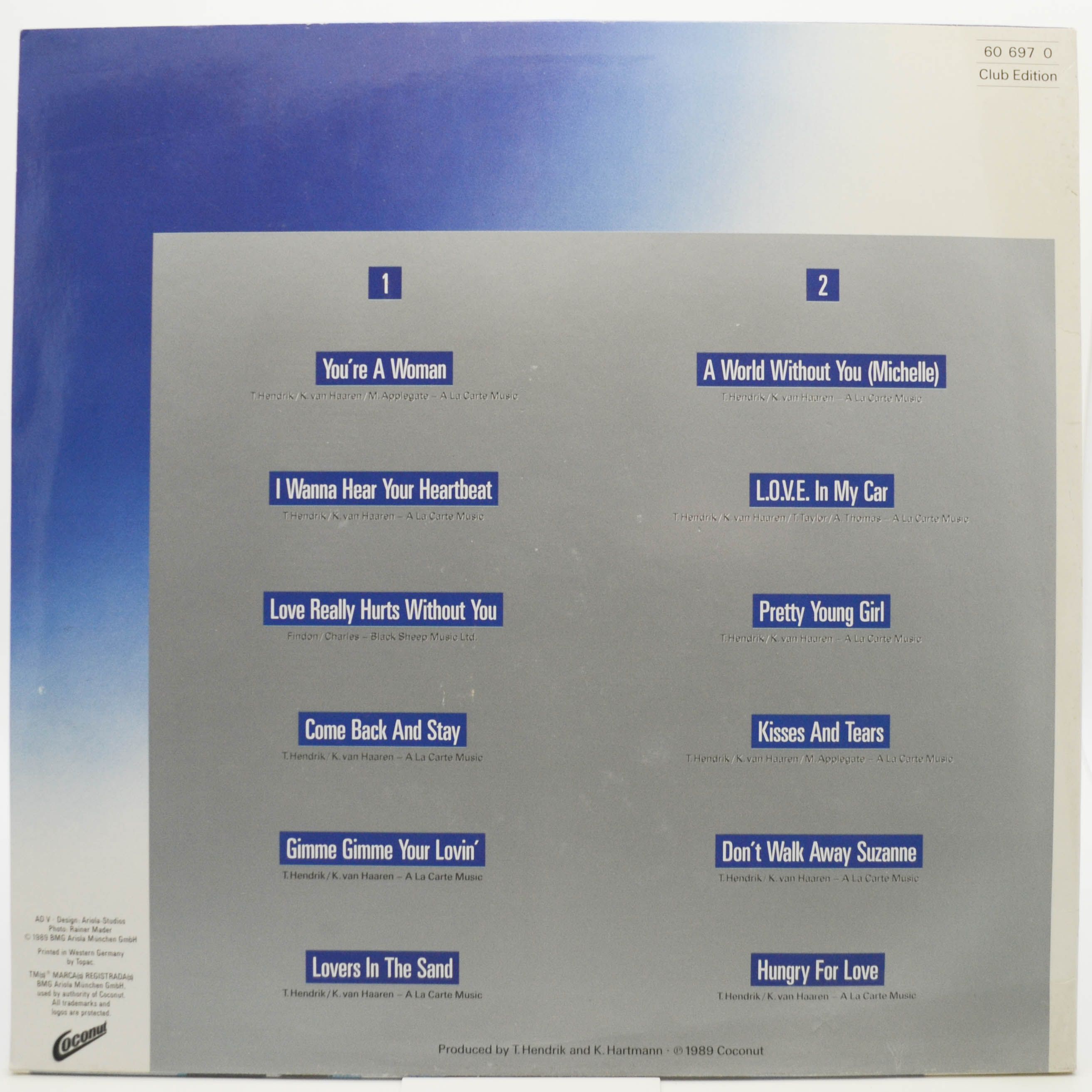 Bad Boys Blue — Bad Boys Best, 1989