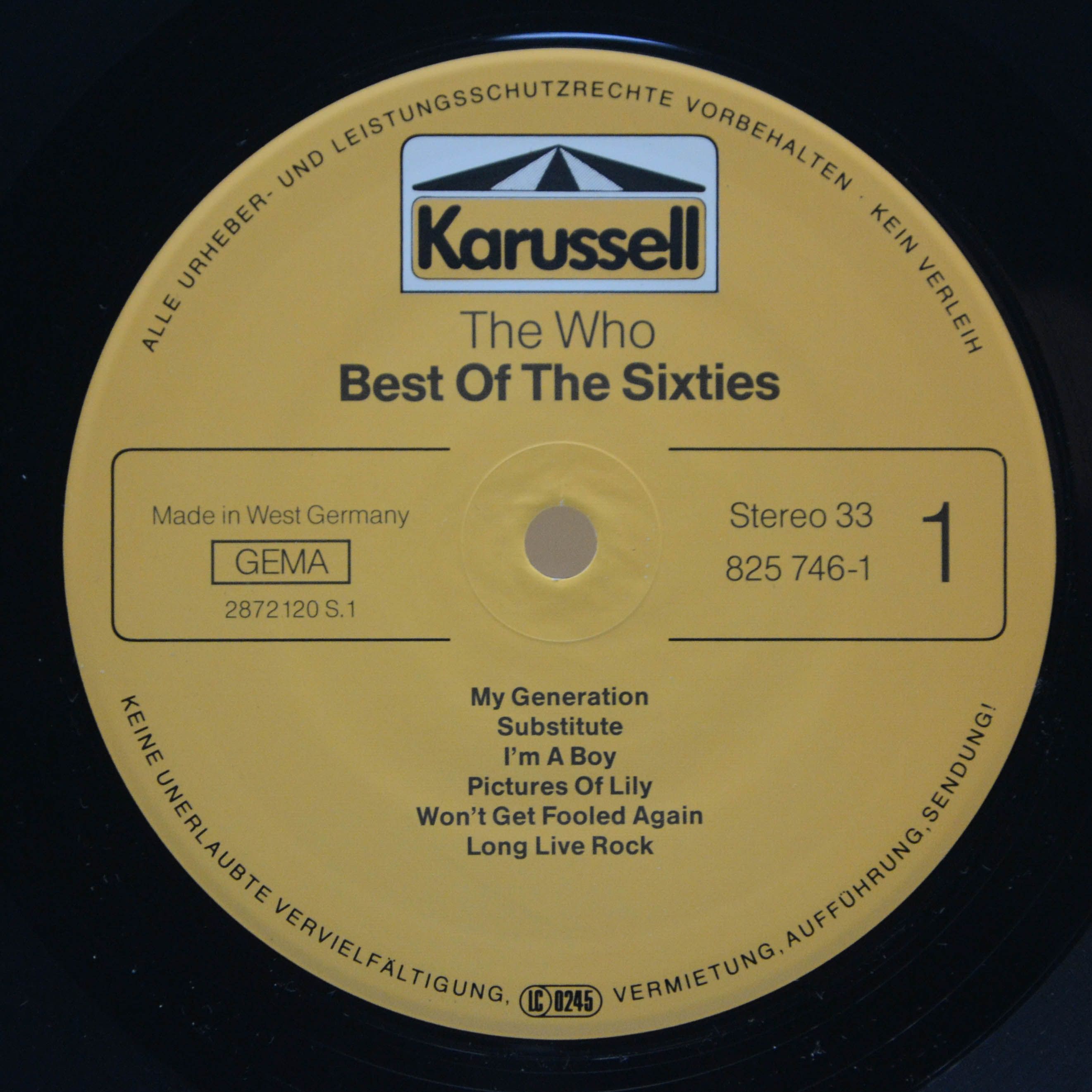 Who — Best Of The Sixties, 1982