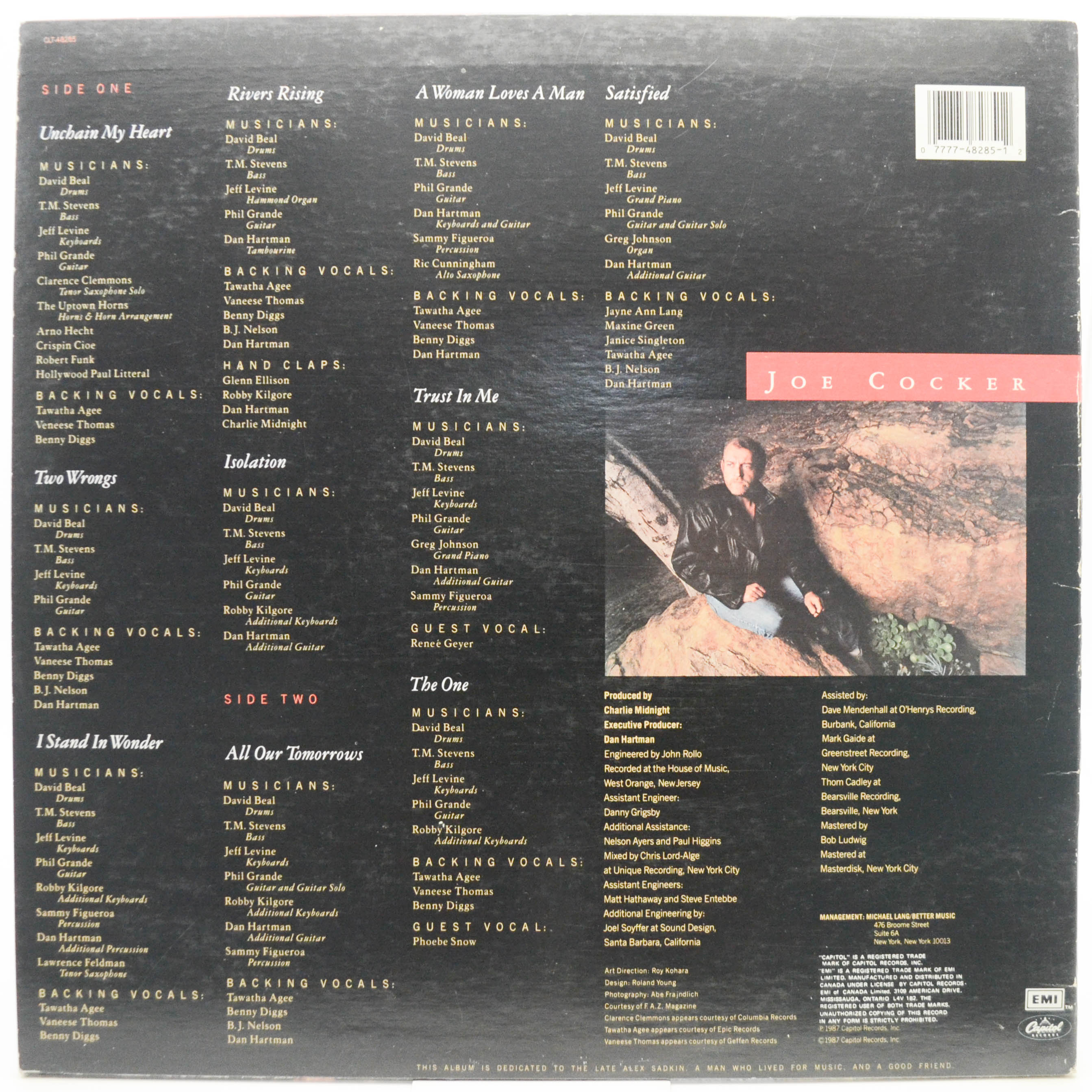 Joe Cocker — Unchain My Heart, 1987