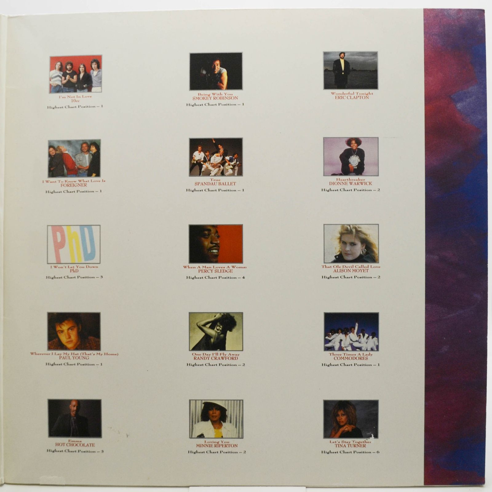 Various — The Greatest Love (2LP), 1988