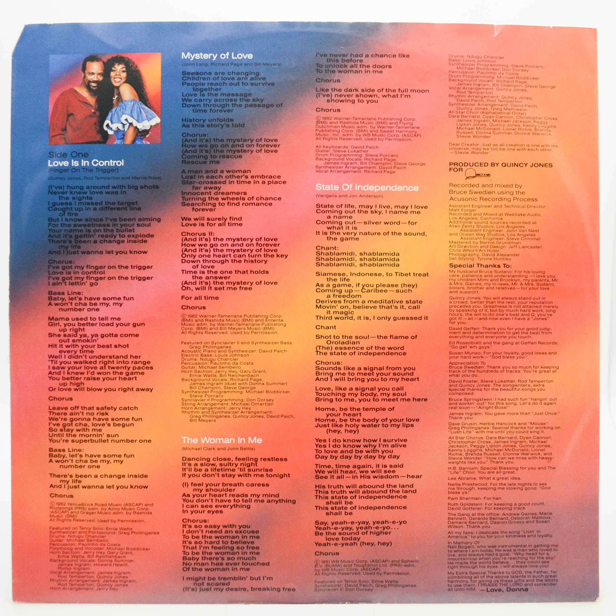 Donna Summer — Donna Summer, 1982