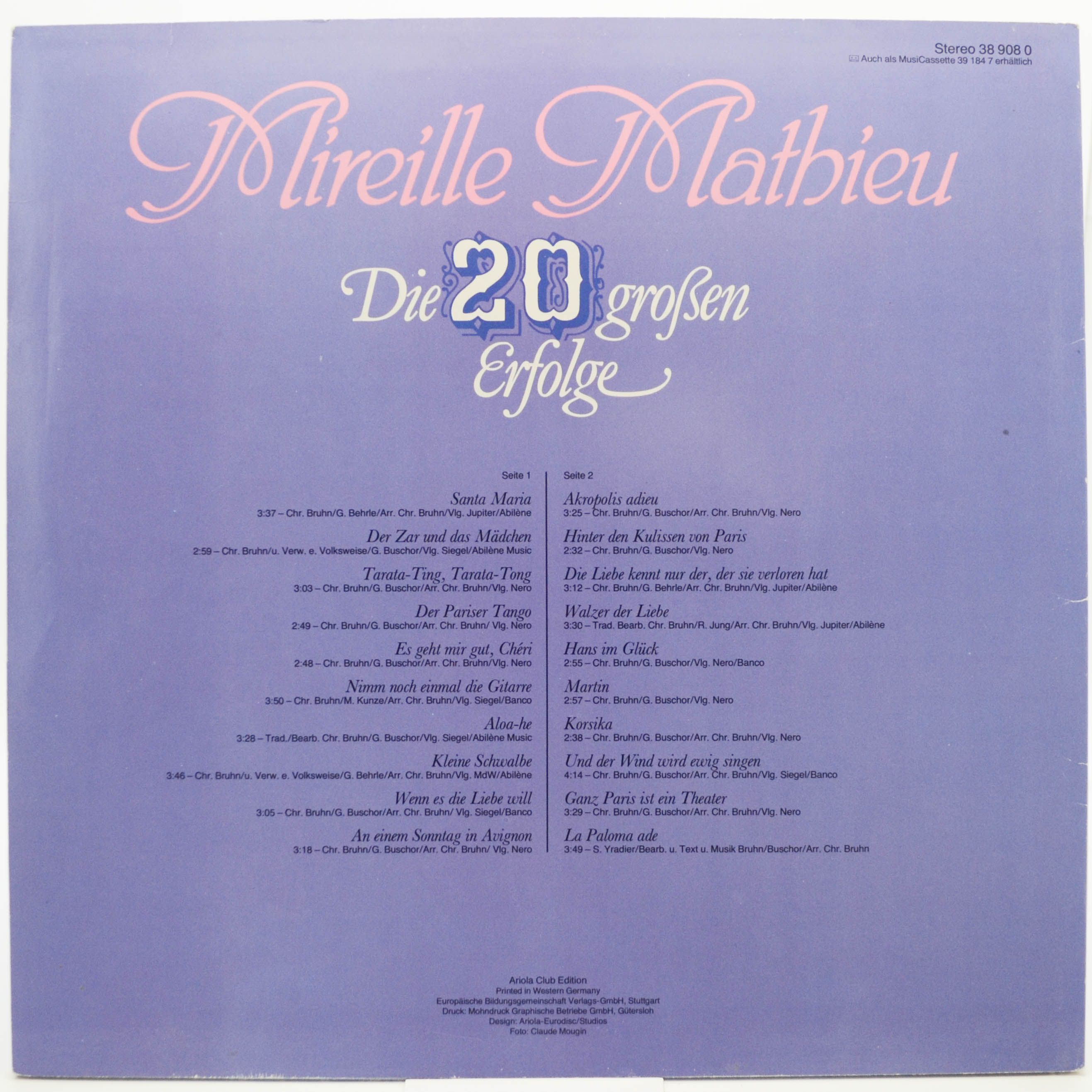 Mireille Mathieu — Die 20 Großen Erfolge, 1979