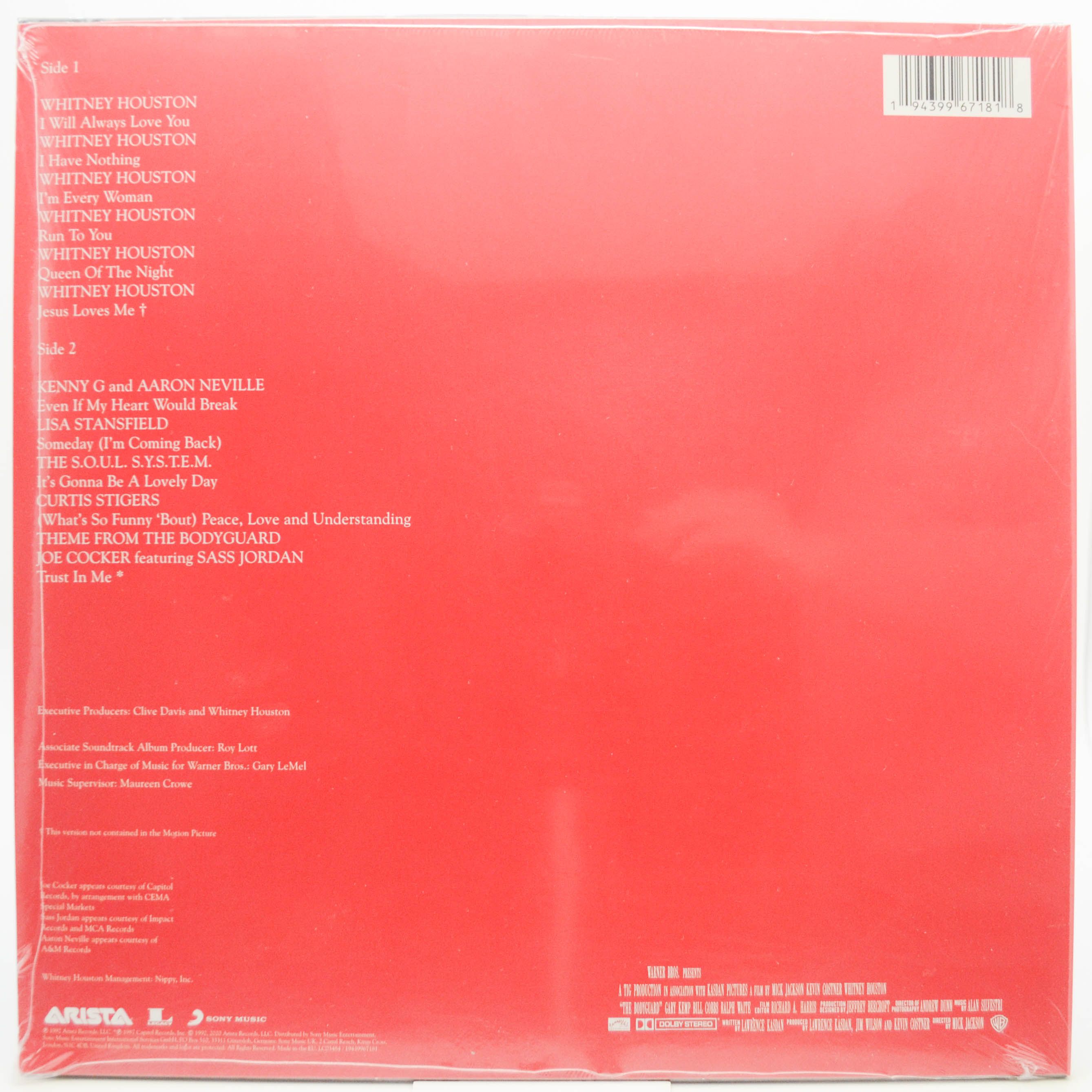 Various — The Bodyguard (Original Soundtrack Album), 1992