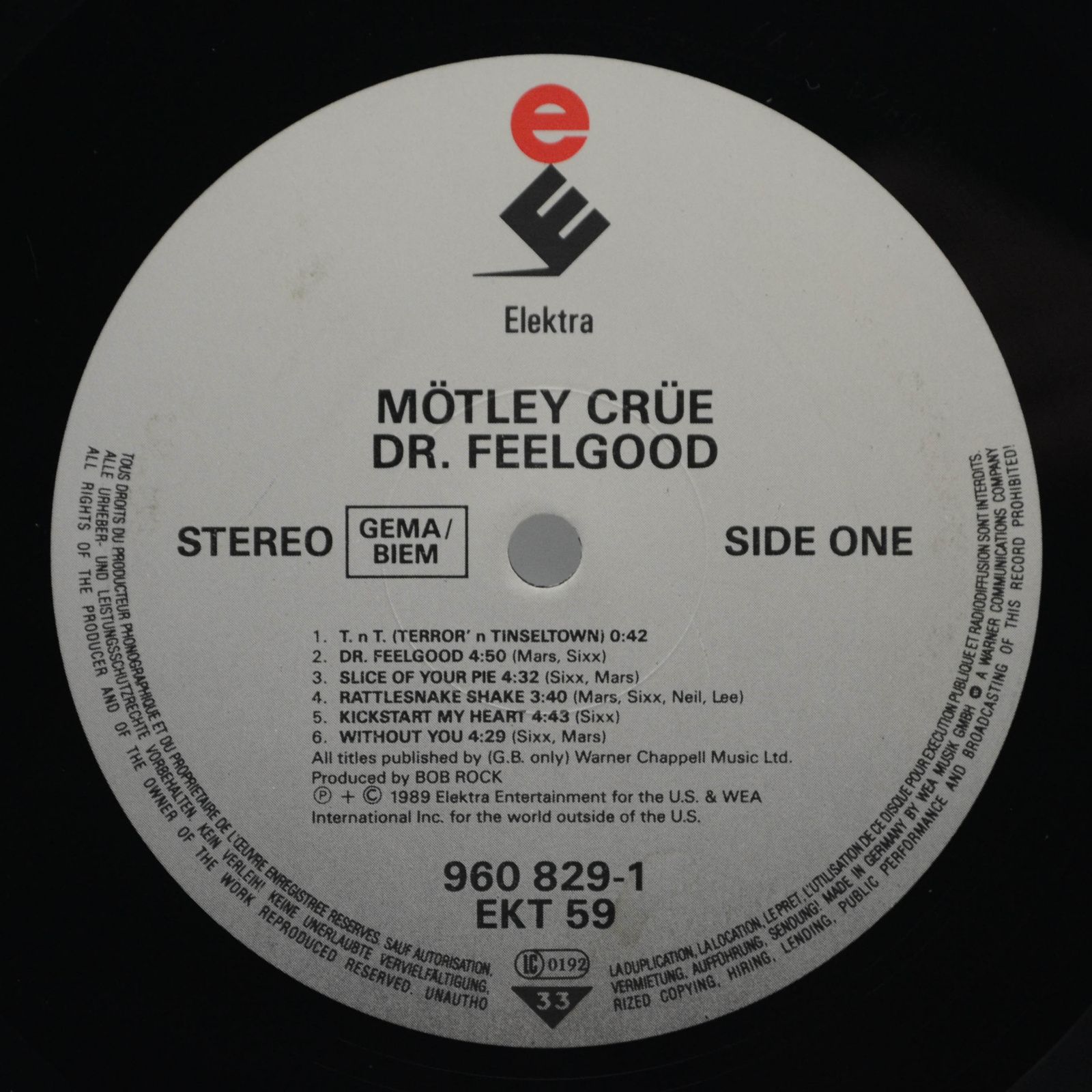 Mötley Crüe — Dr. Feelgood, 1989