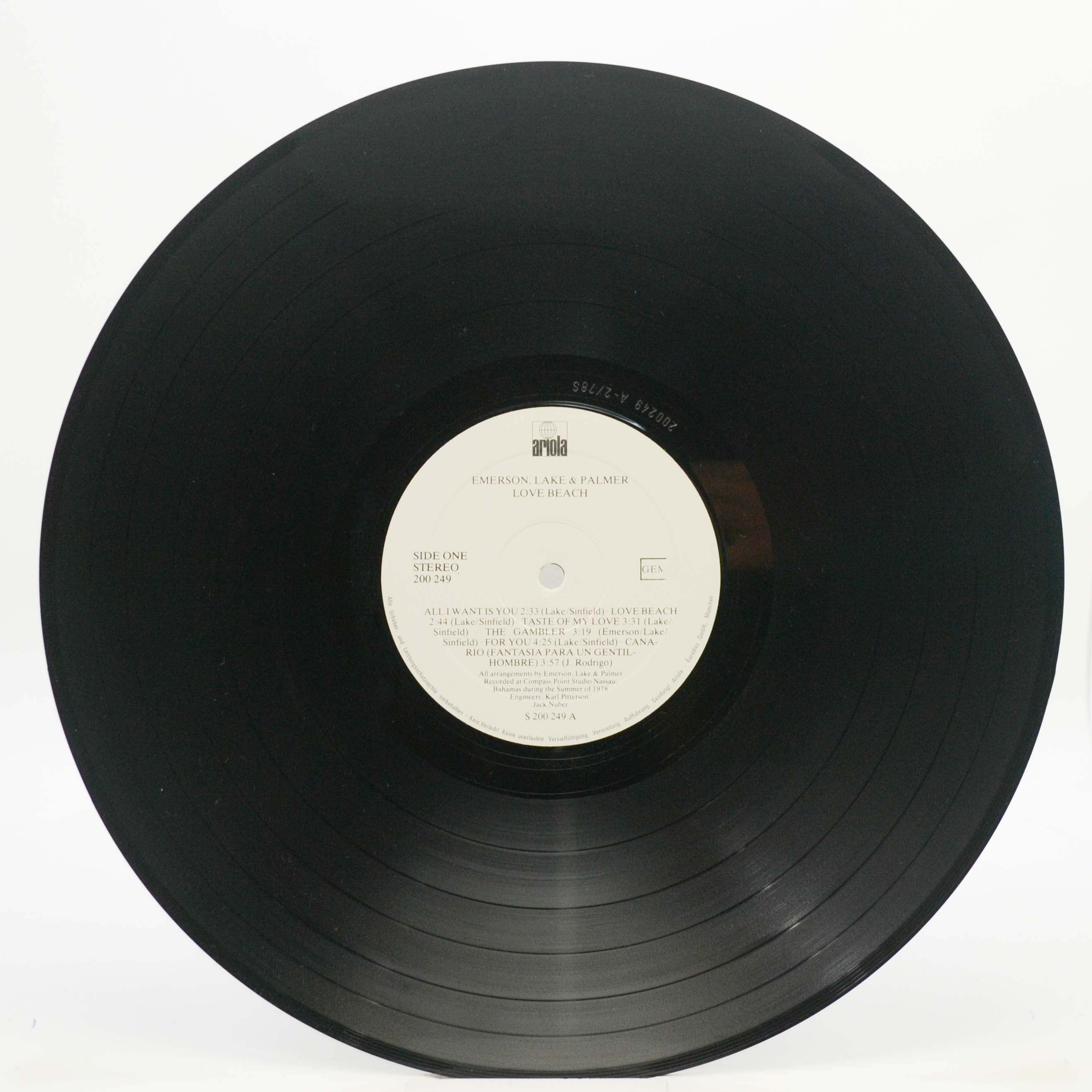 Emerson, Lake & Palmer — Love Beach, 1978