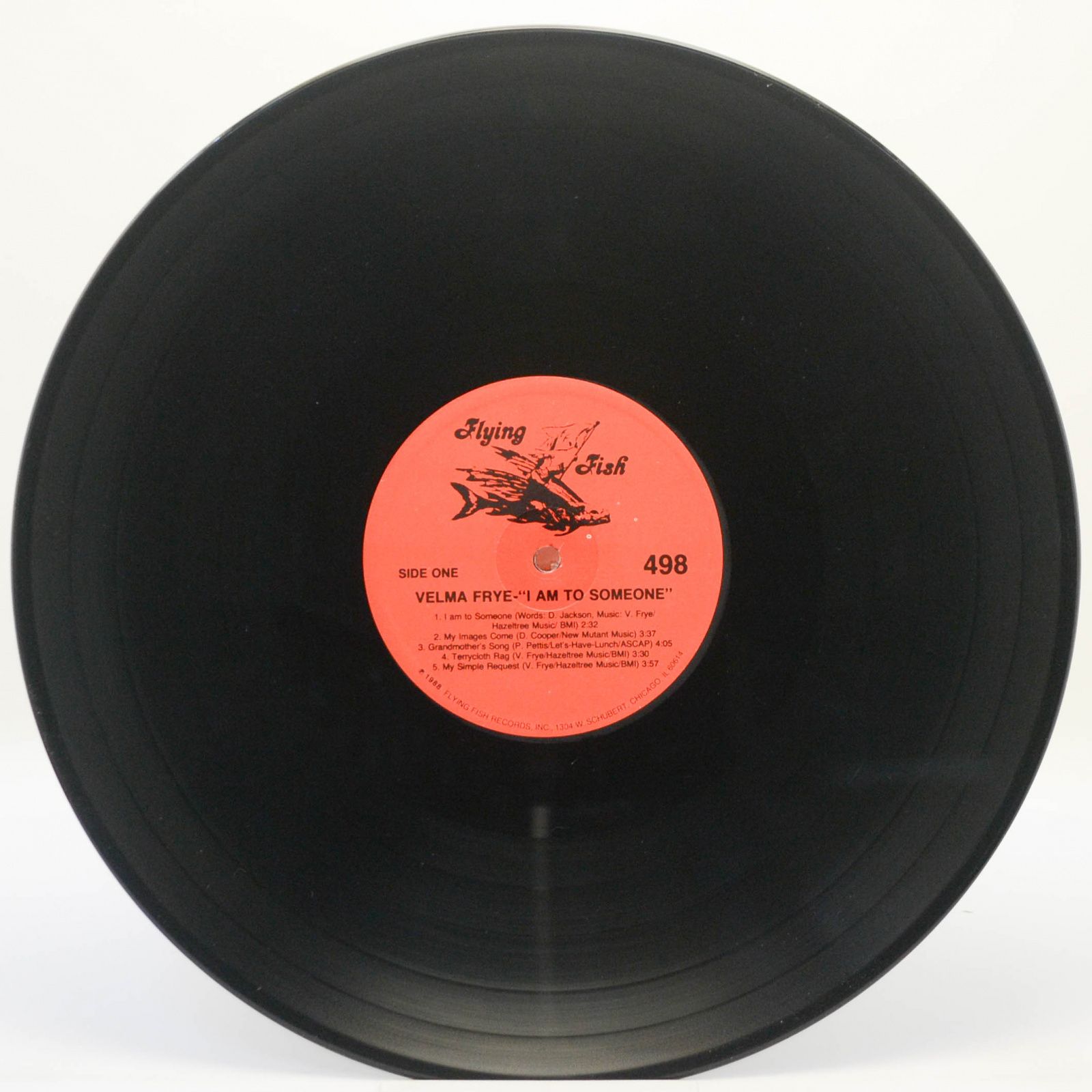 Velma Frye — I Am To Someone, 1988