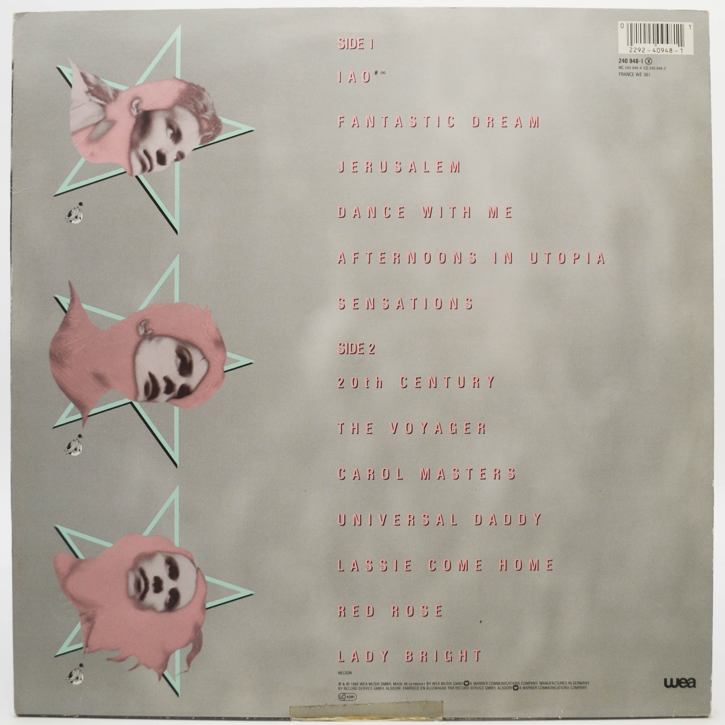 Alphaville — Afternoons In Utopia, 1986