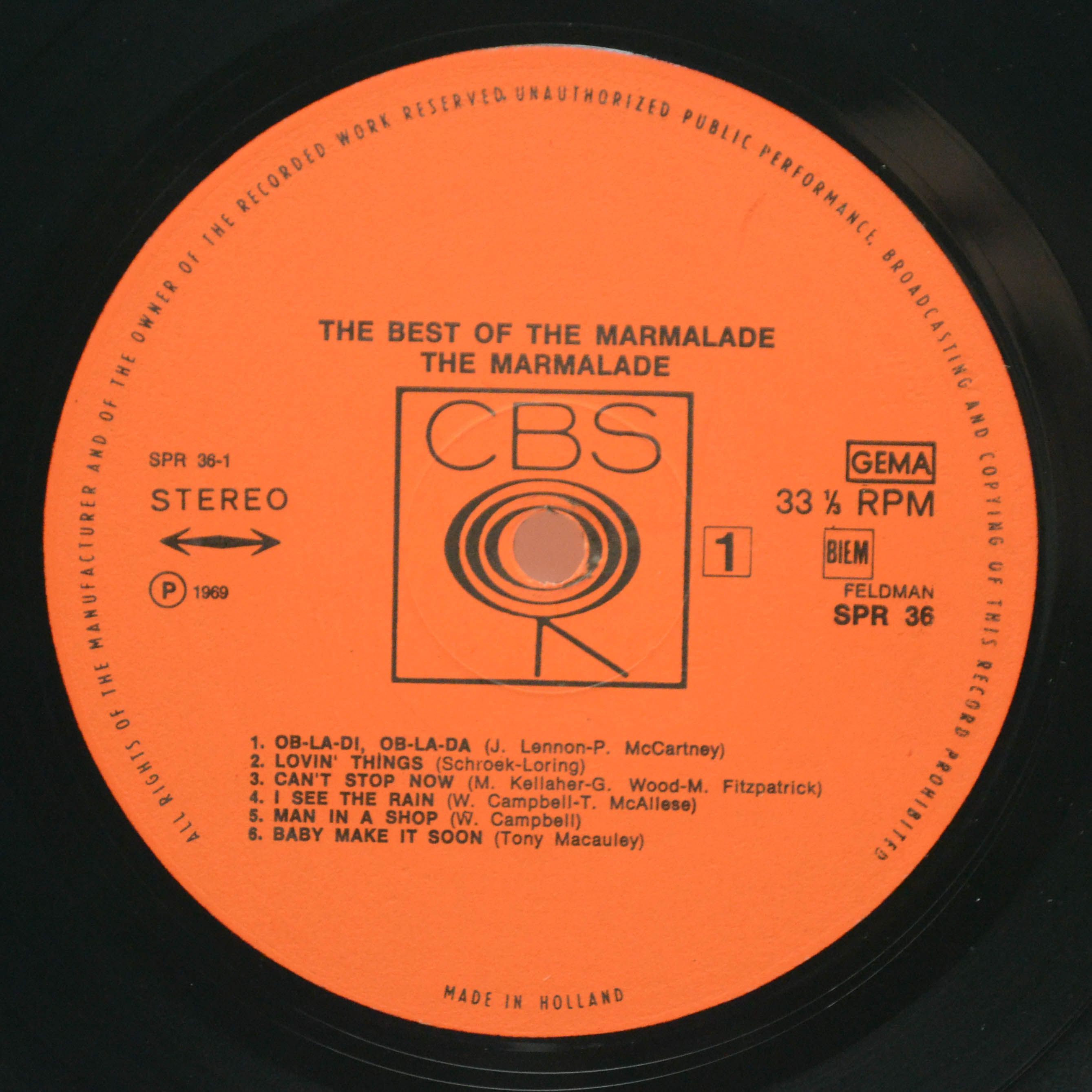Marmalade — The Best Of The Marmalade, 1969