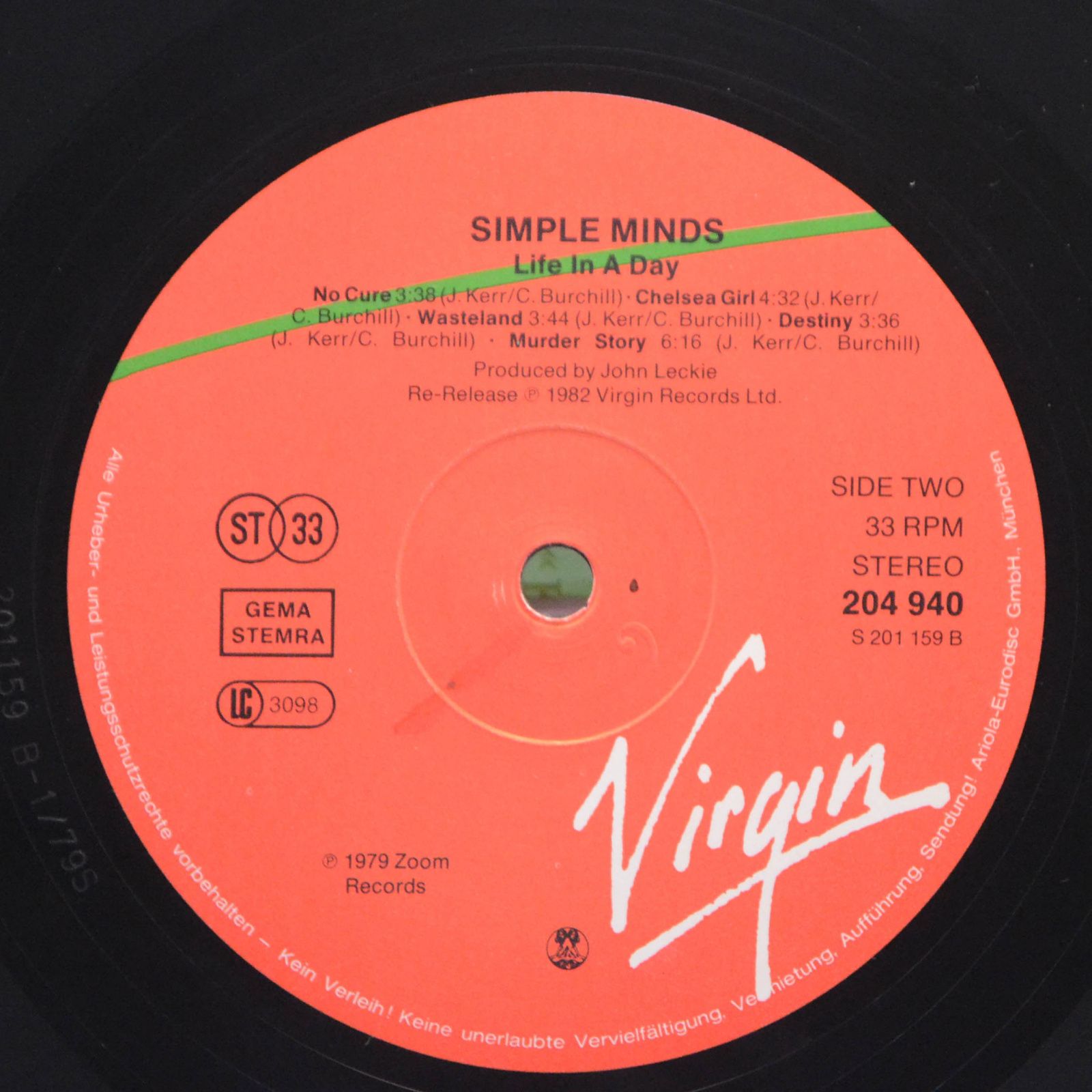 Simple Minds — Life In A Day, 1984