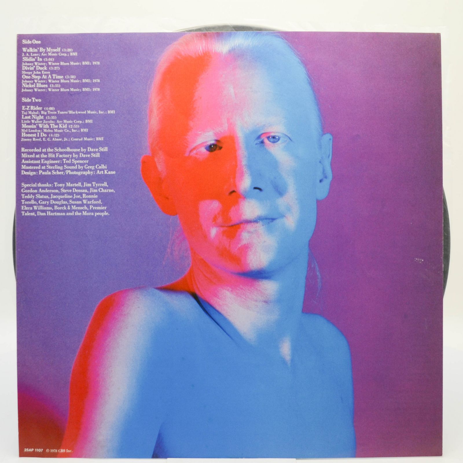 Johnny Winter — White, Hot & Blue, 1978