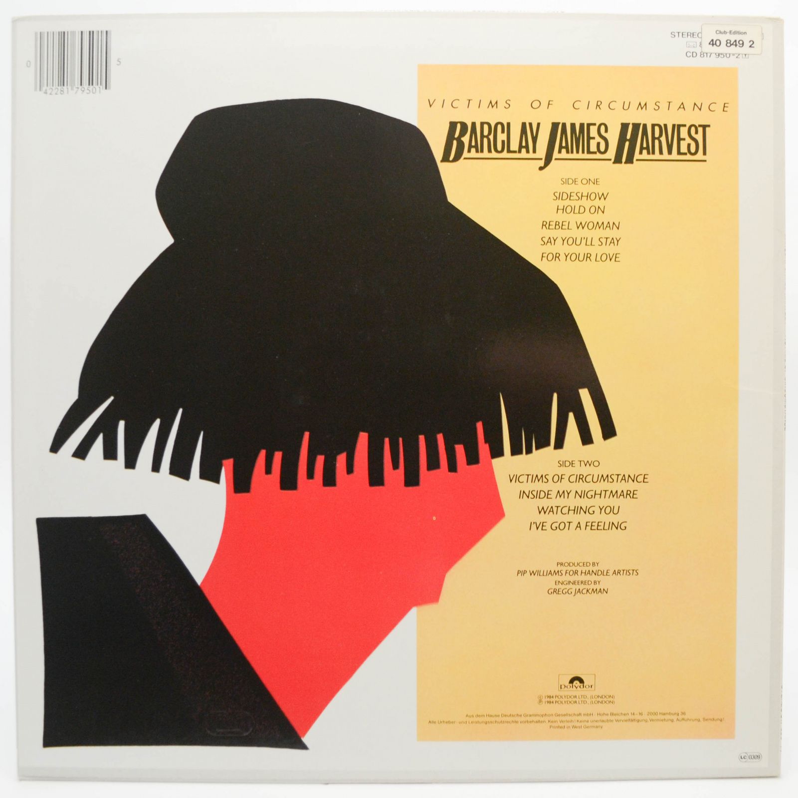 Barclay James Harvest — Victims Of Circumstance, 1984