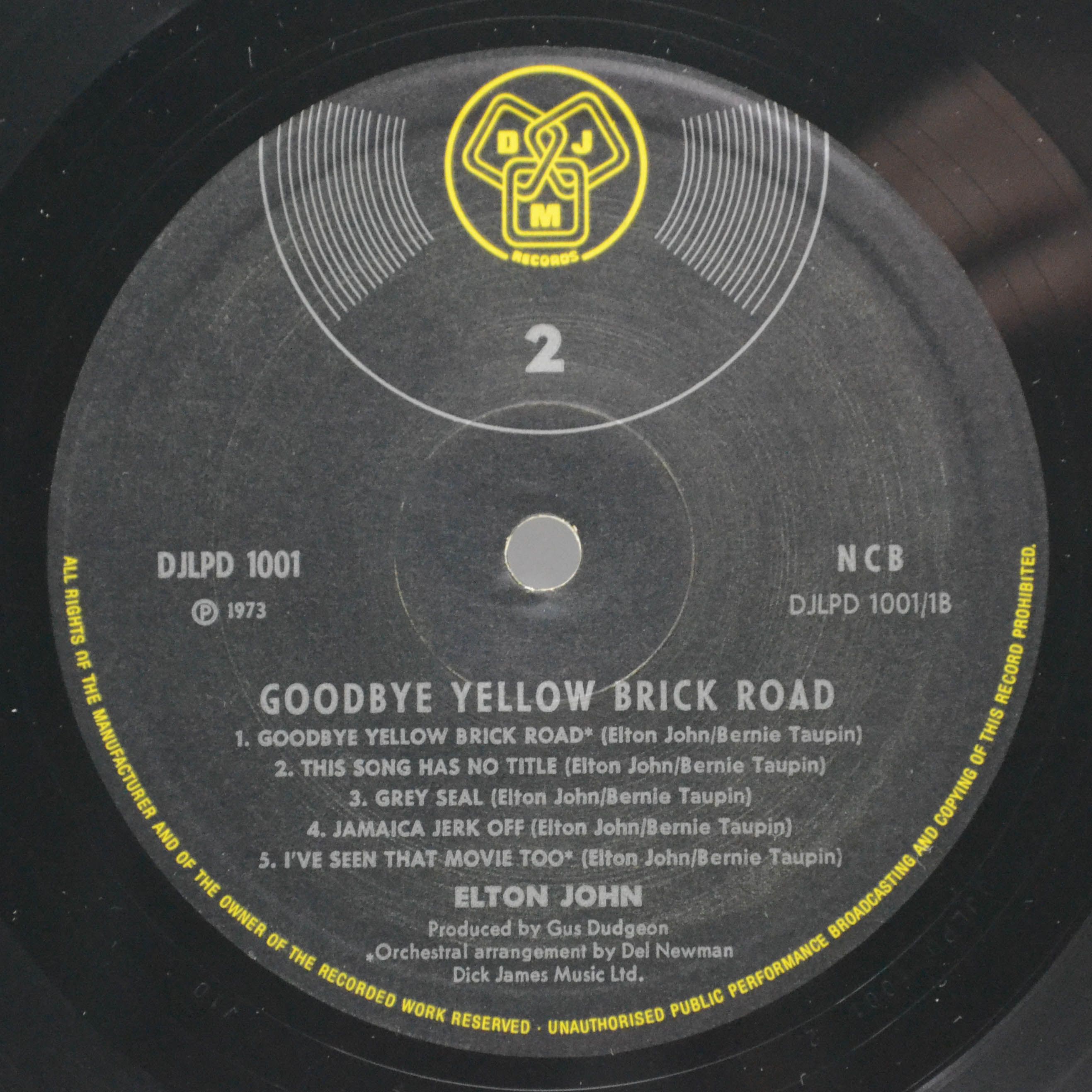Elton John — Goodbye Yellow Brick Road (2LP), 1973