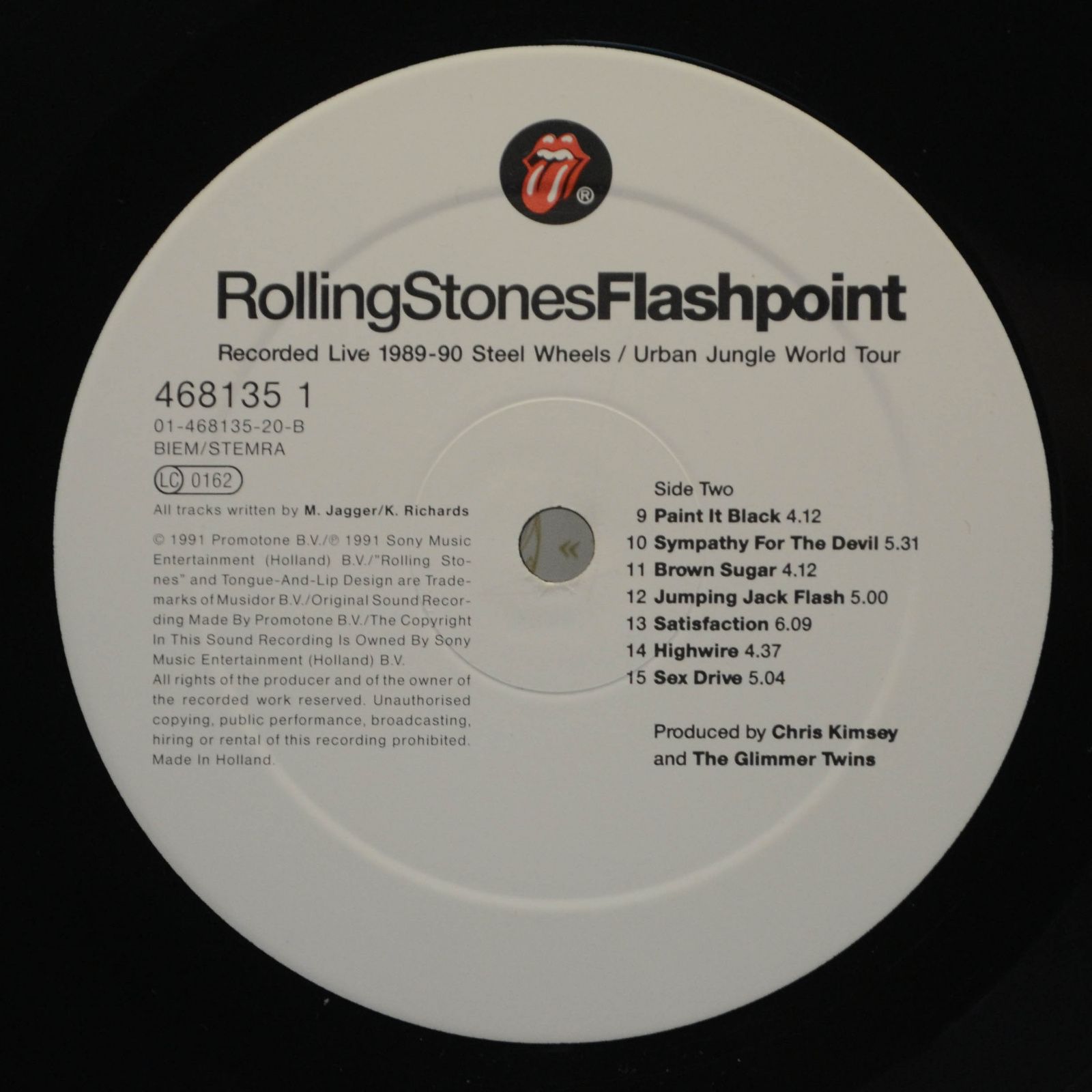Rolling Stones — Flashpoint (booklet), 1991