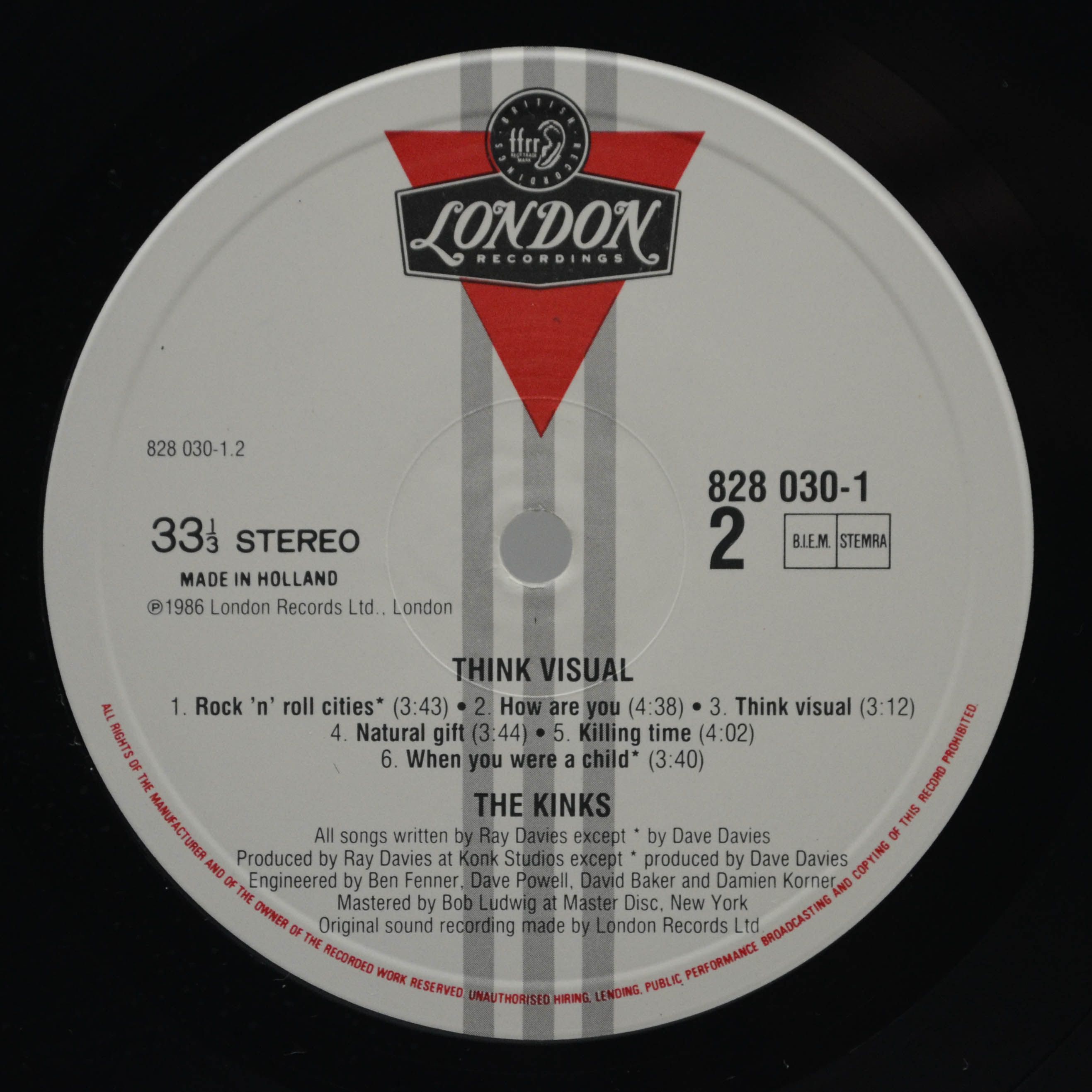 Kinks — Think Visual, 1986