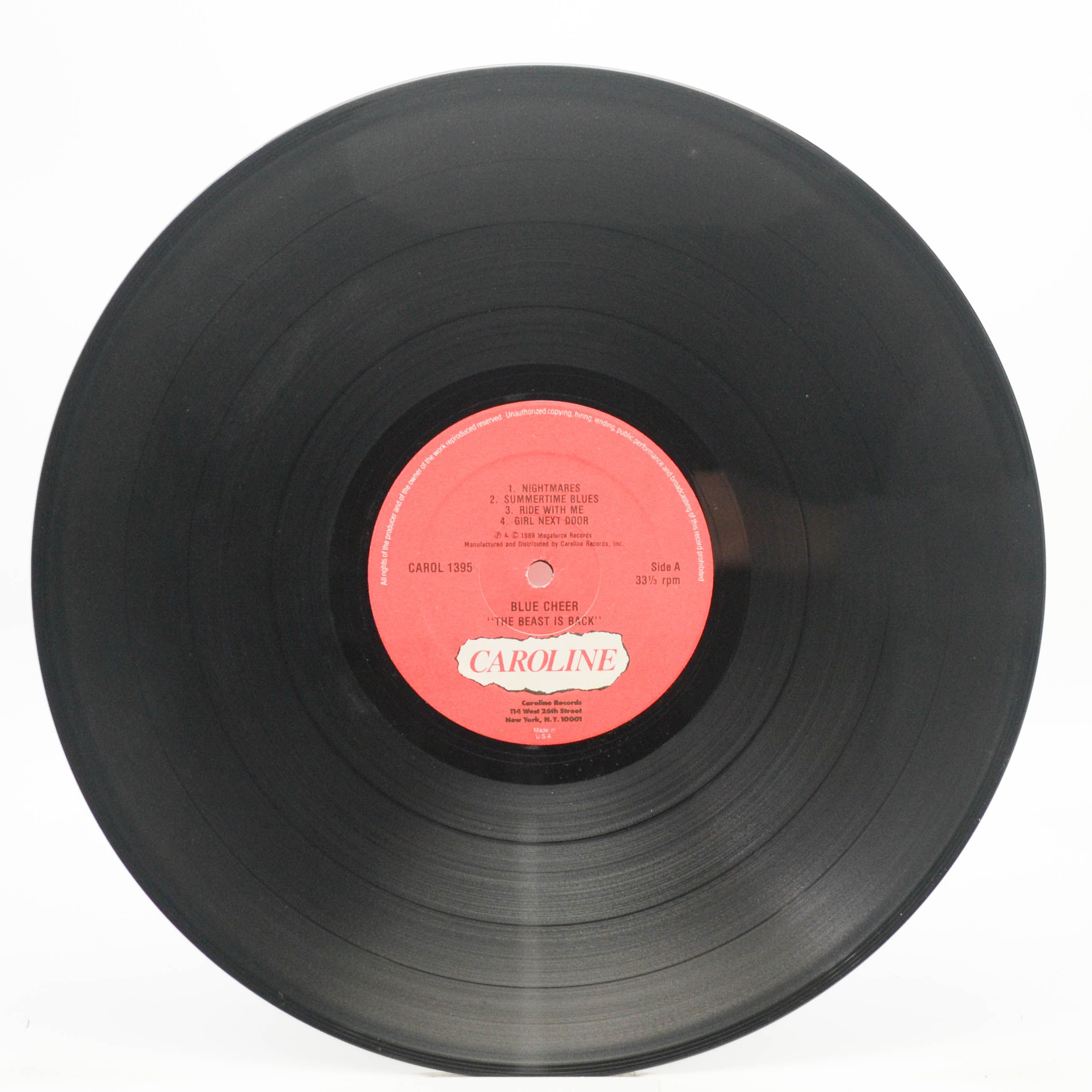 Blue Cheer — The Beast Is Back (USA), 1985