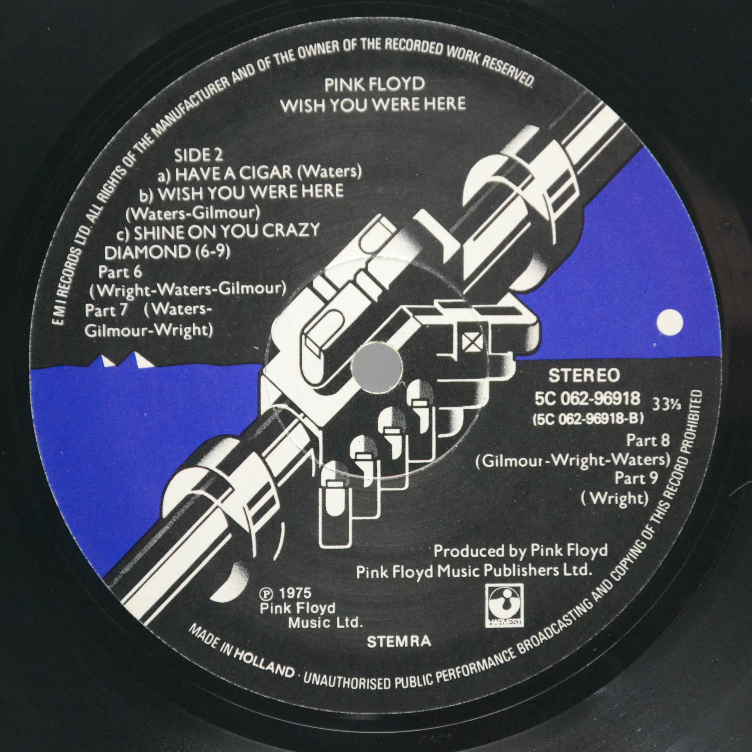 Pink Floyd — Wish You Were Here, 1975