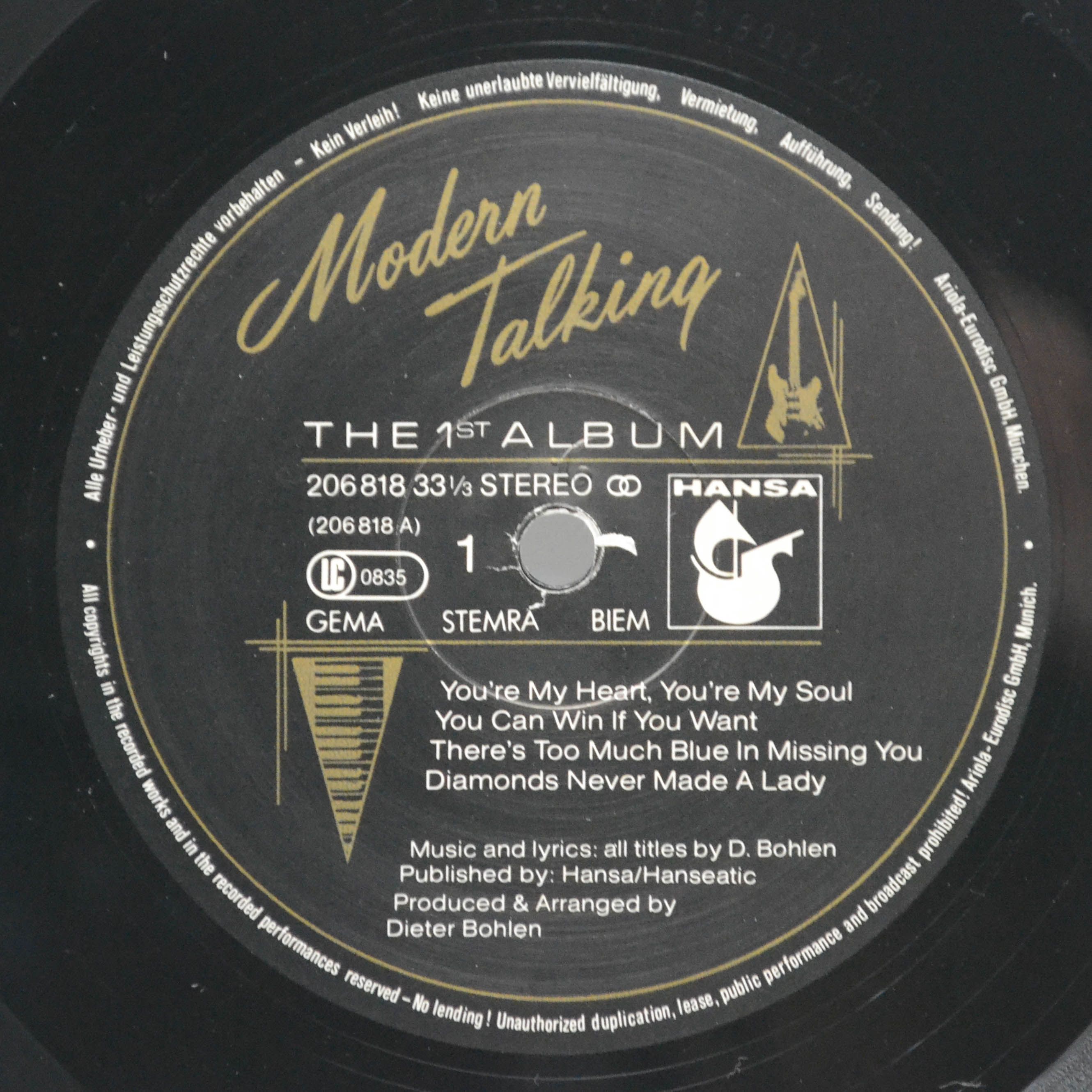 Modern Talking — The 1st Album, 1985