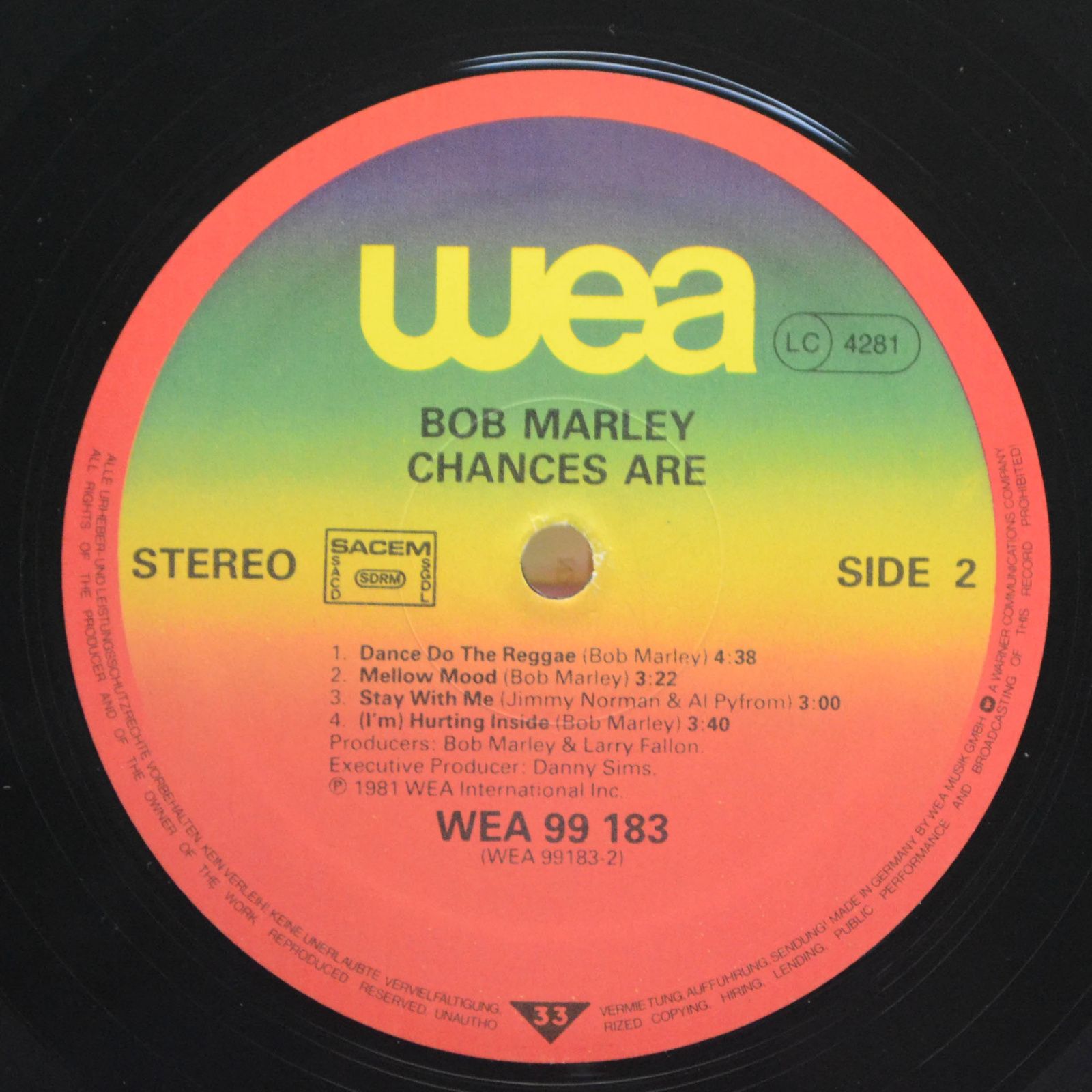 Bob Marley — Chances Are, 1981