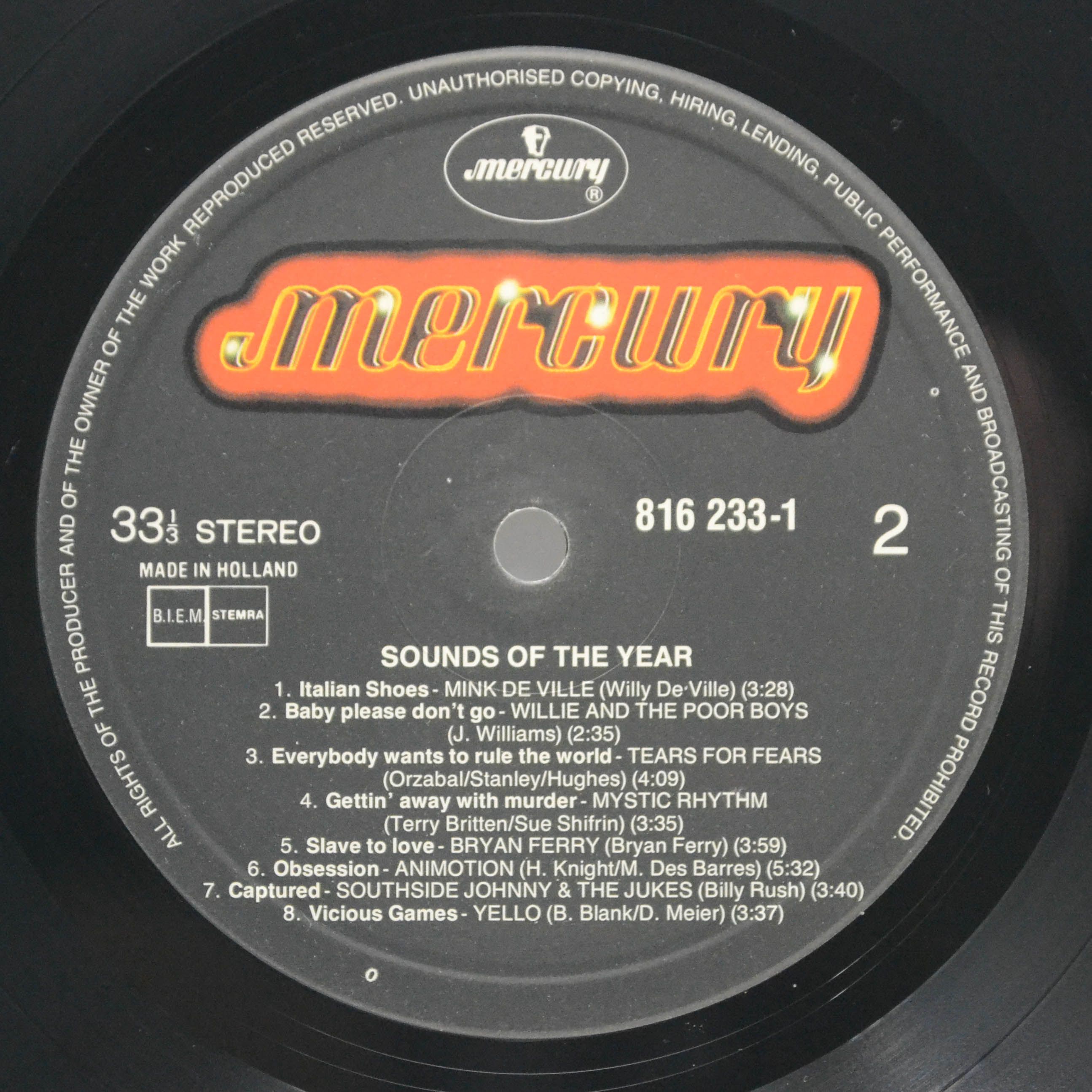 Various — Sound Of The Year, 1985