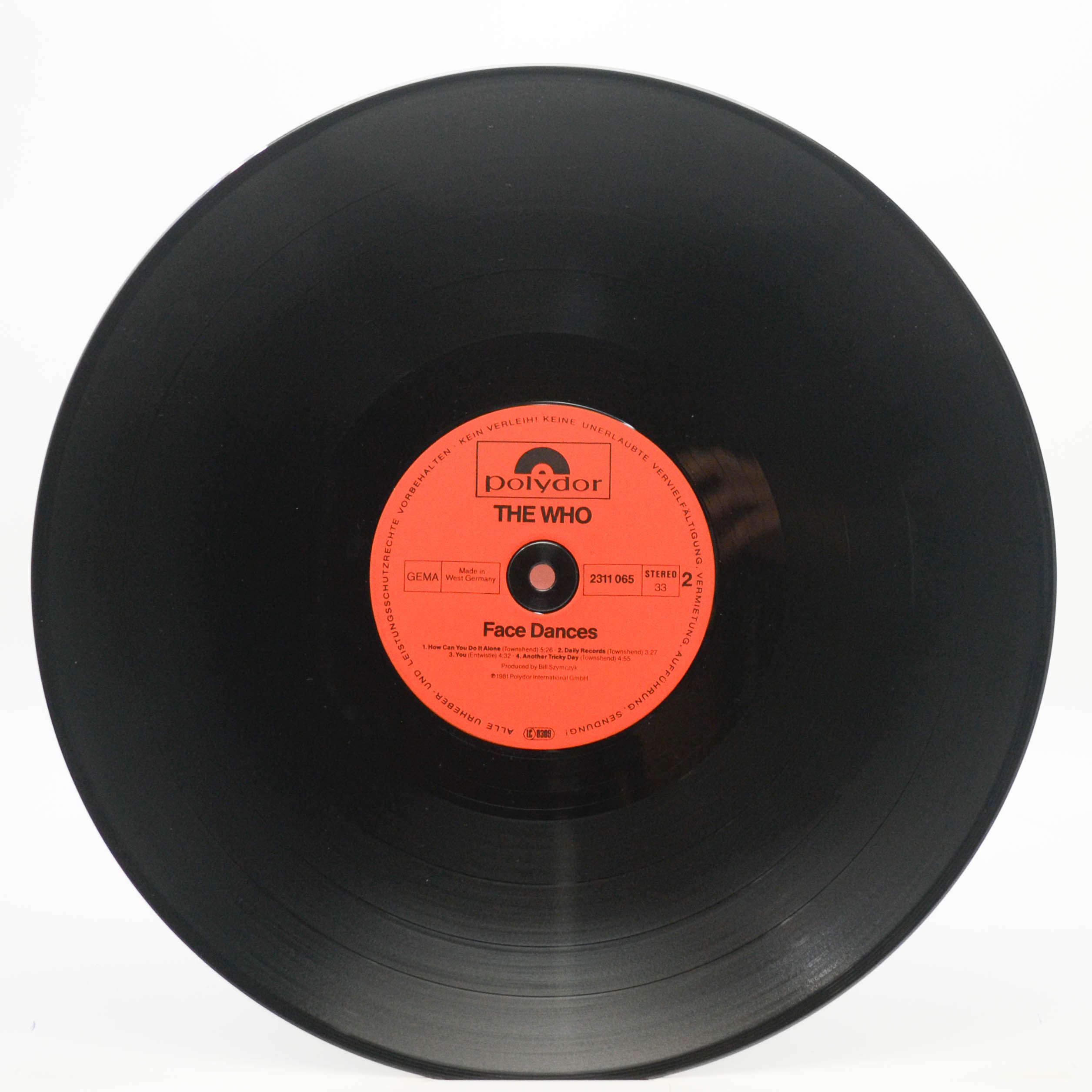 Who — Face Dances (poster), 1981