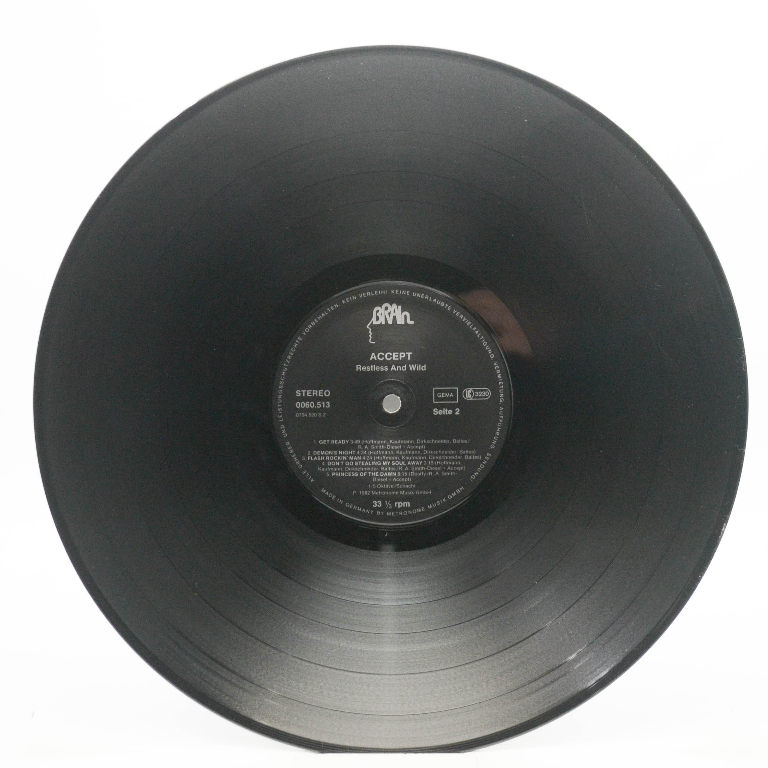 Accept — Restless And Wild (1-st, Germany), 1982