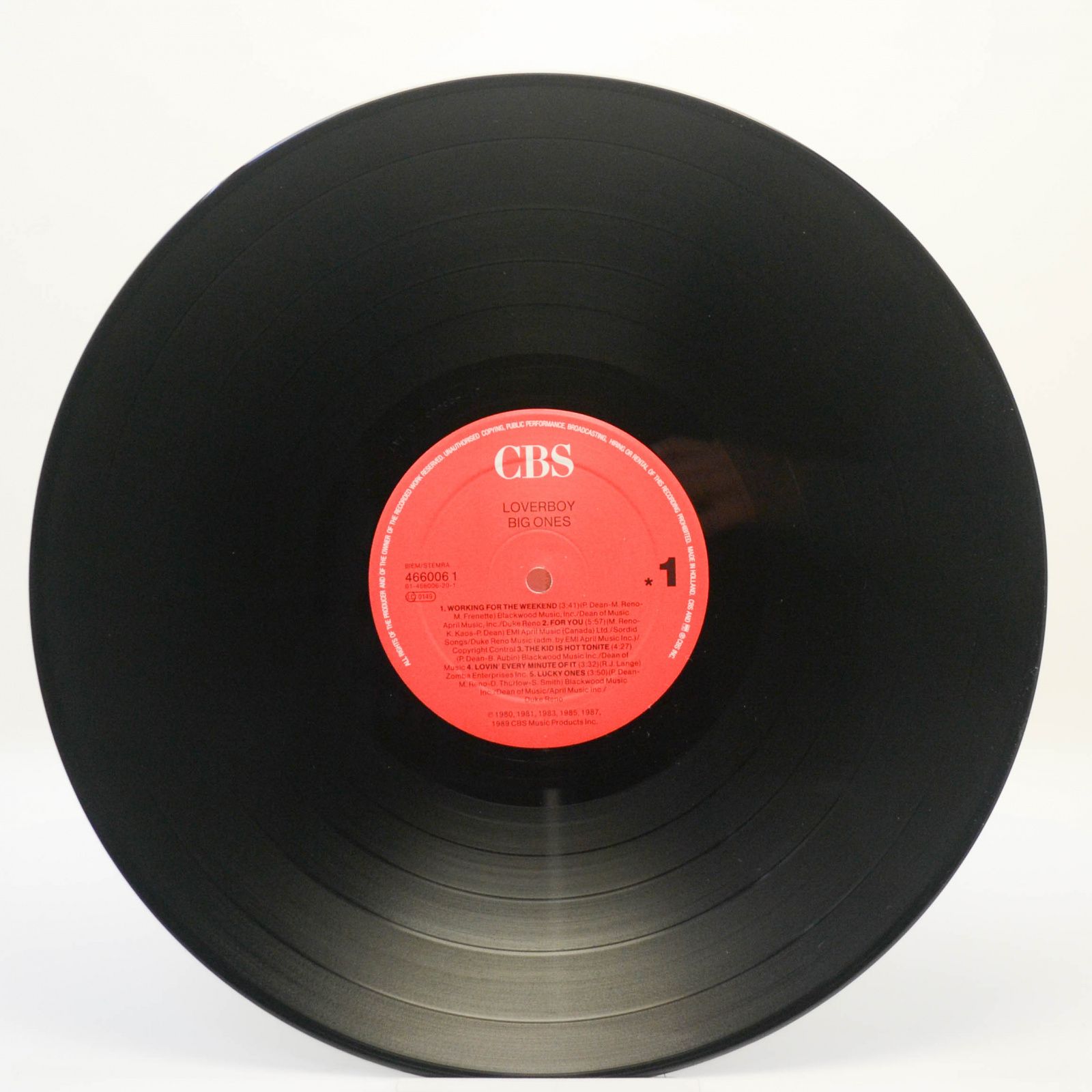 Loverboy — Big Ones, 1989