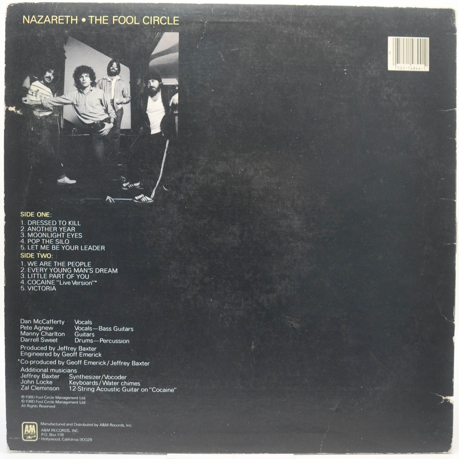 Nazareth — The Fool Circle (USA), 1980