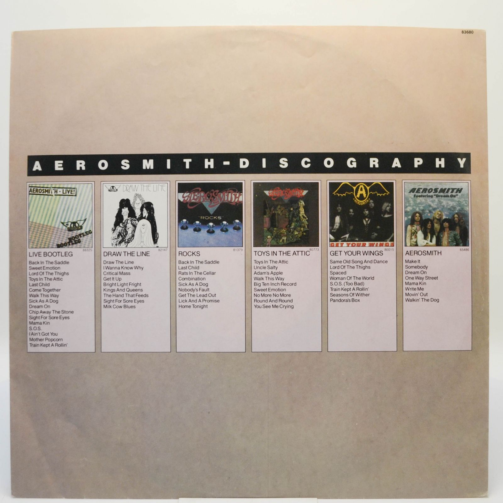 Aerosmith — Night In The Ruts, 1979