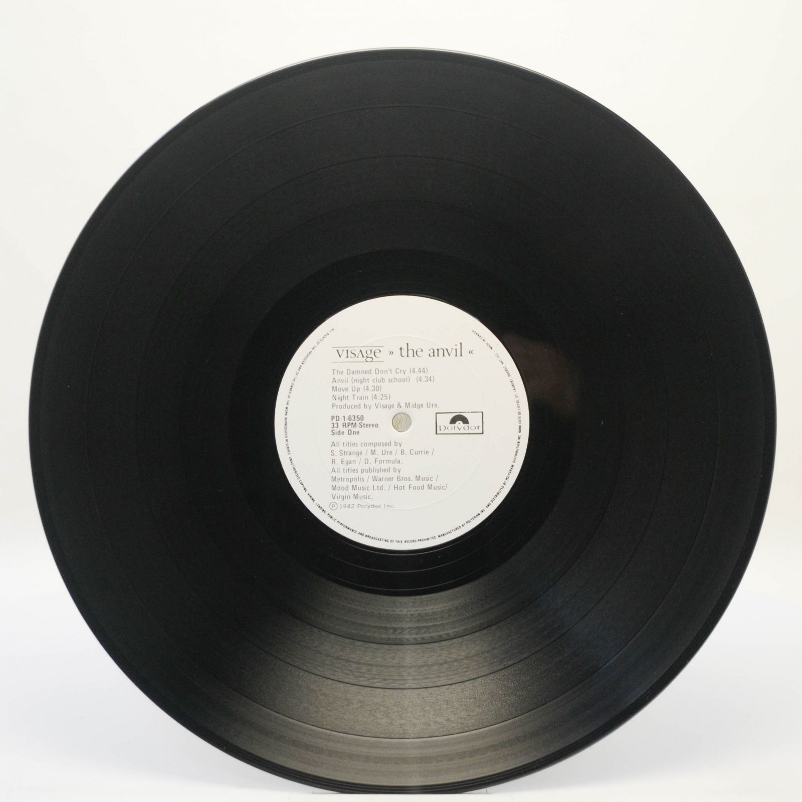 Visage — The Anvil, 1982