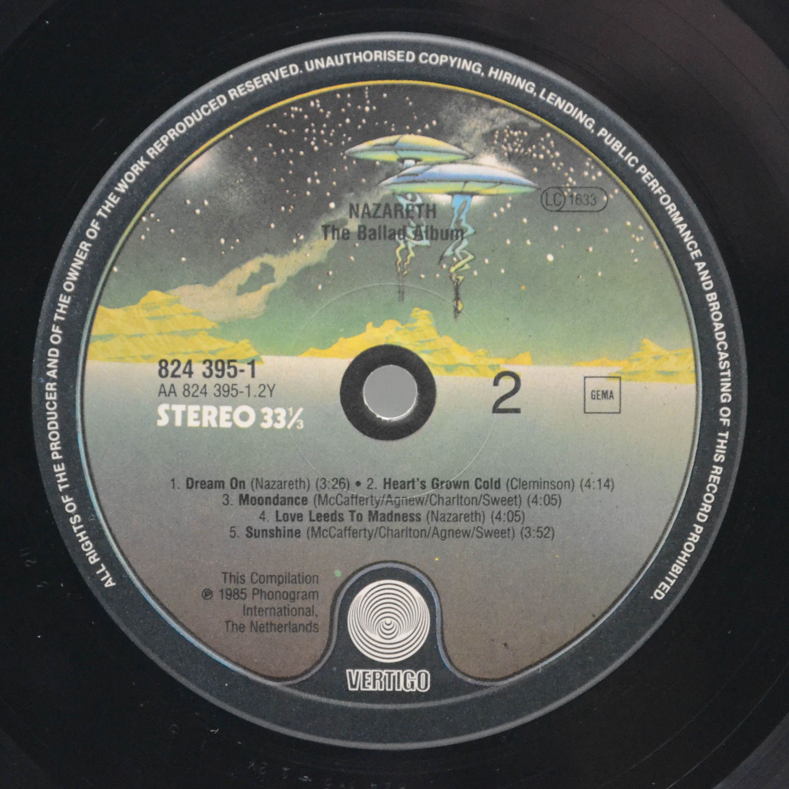 Nazareth — The Ballad Album, 1985