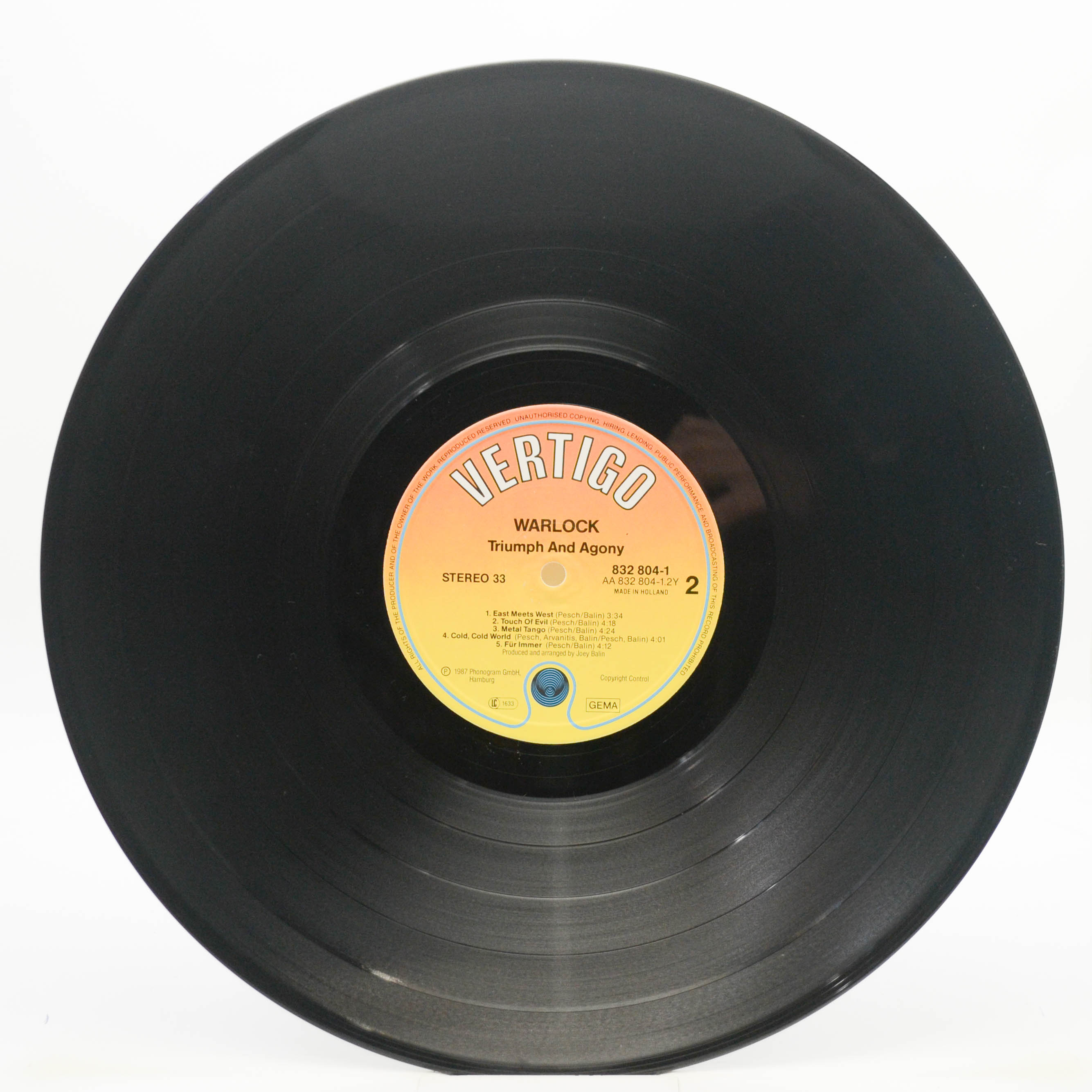 Warlock — Triumph And Agony, 1987