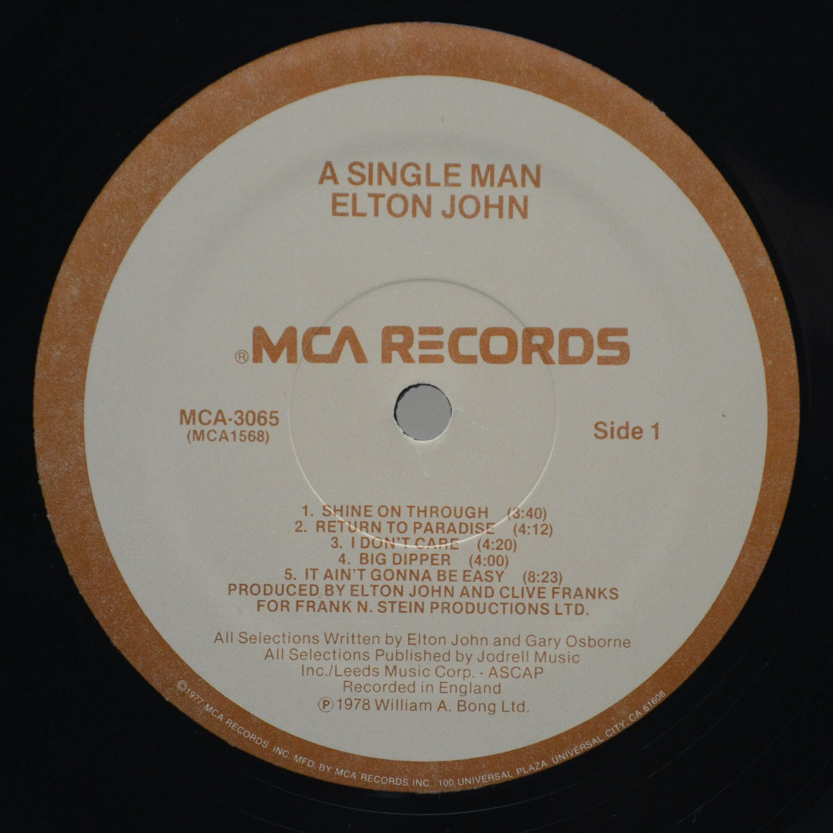 Elton John — A Single Man (USA), 1978