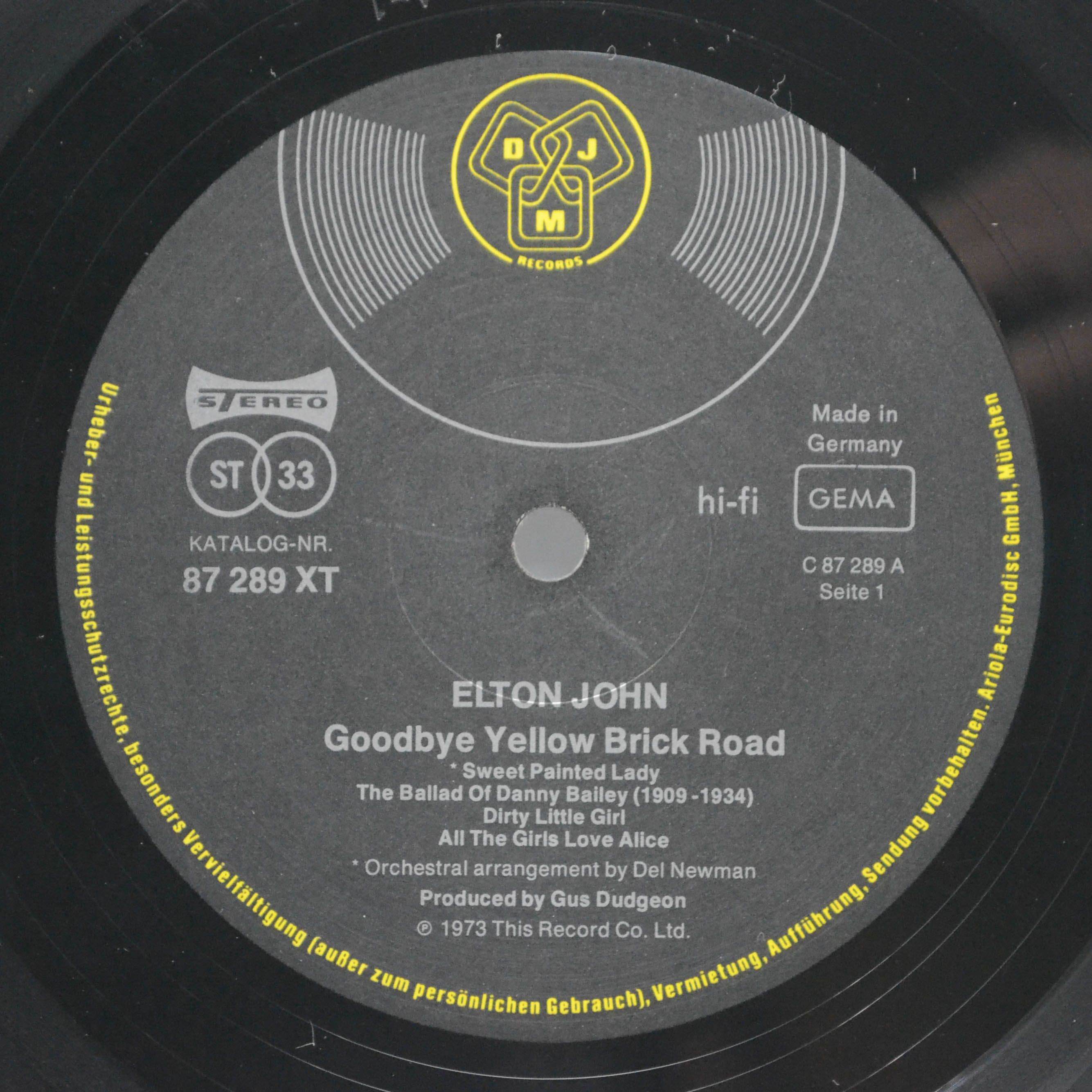 Elton John — Goodbye Yellow Brick Road (2LP), 1973