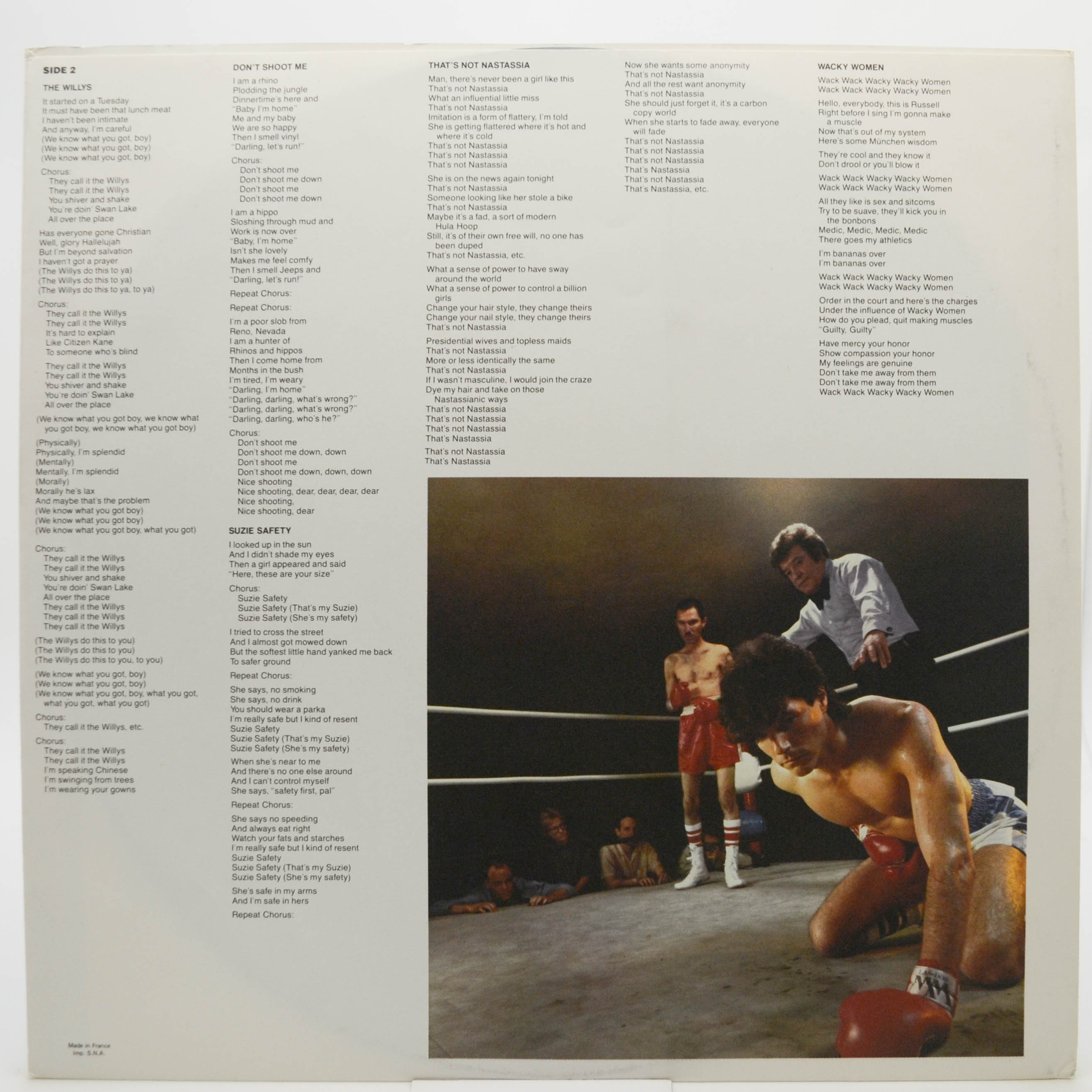 Sparks — Whomp That Sucker, 1981