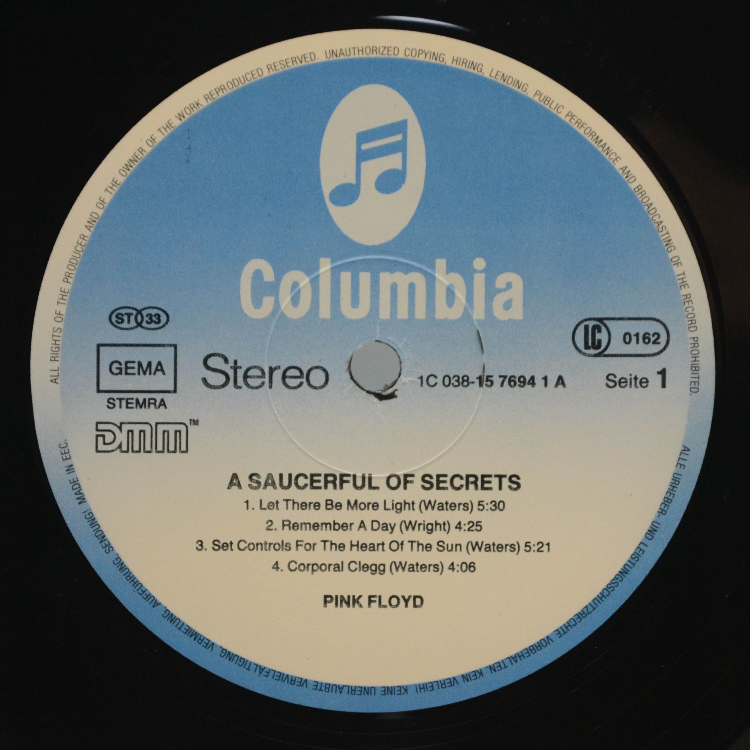 Pink Floyd — A Saucerful Of Secrets, 1968