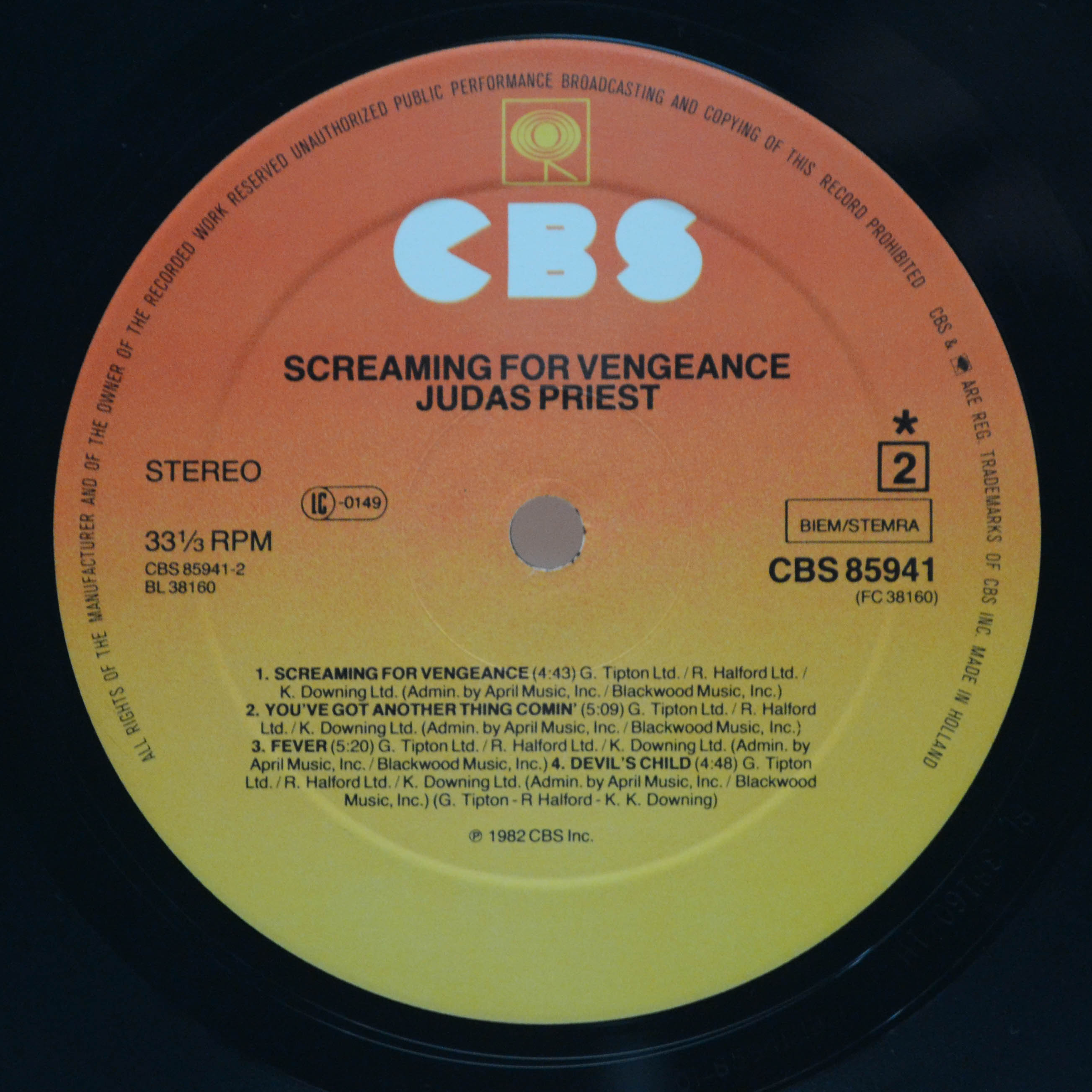 Judas Priest — Screaming For Vengeance, 1982