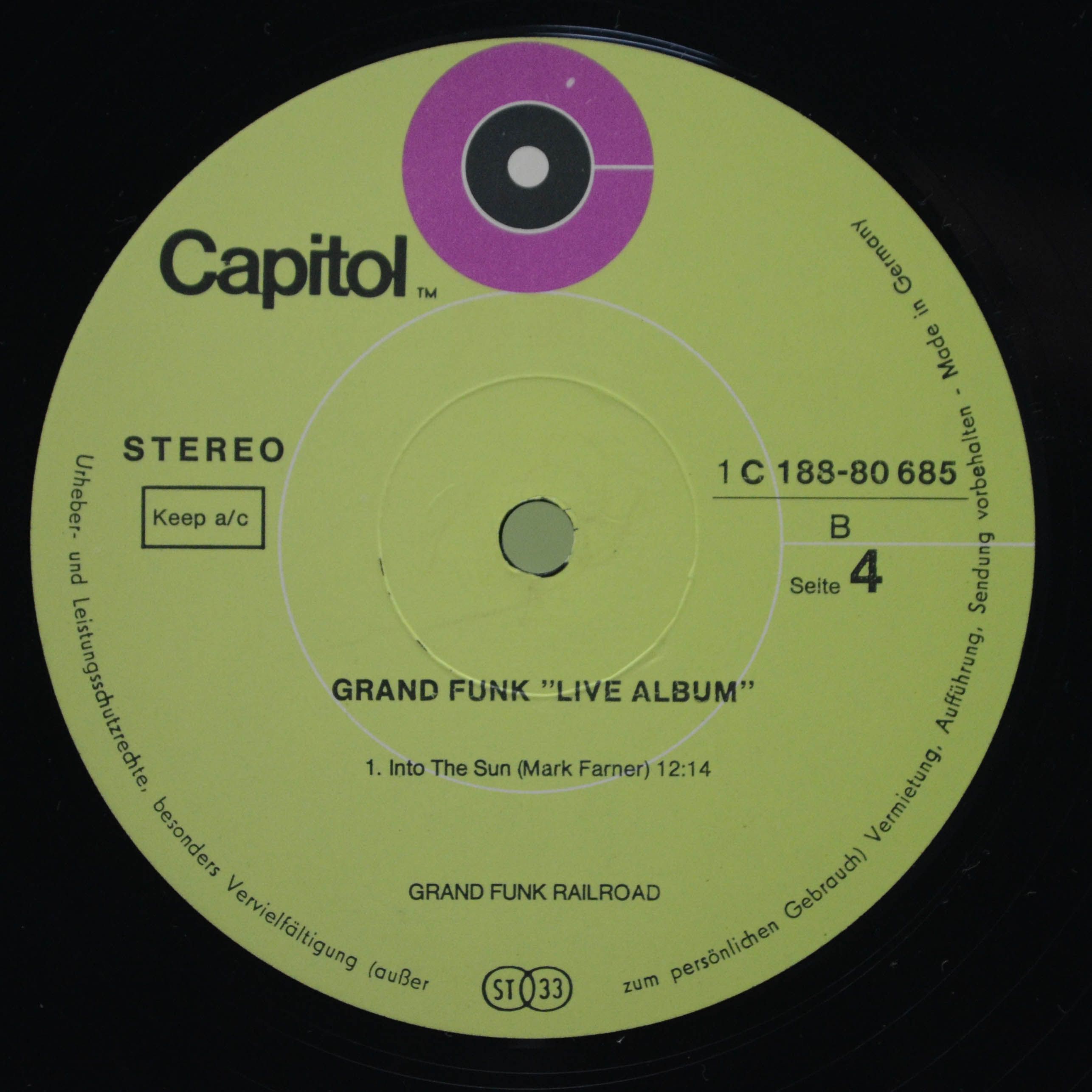 Grand Funk — Live Album (2LP), 1970