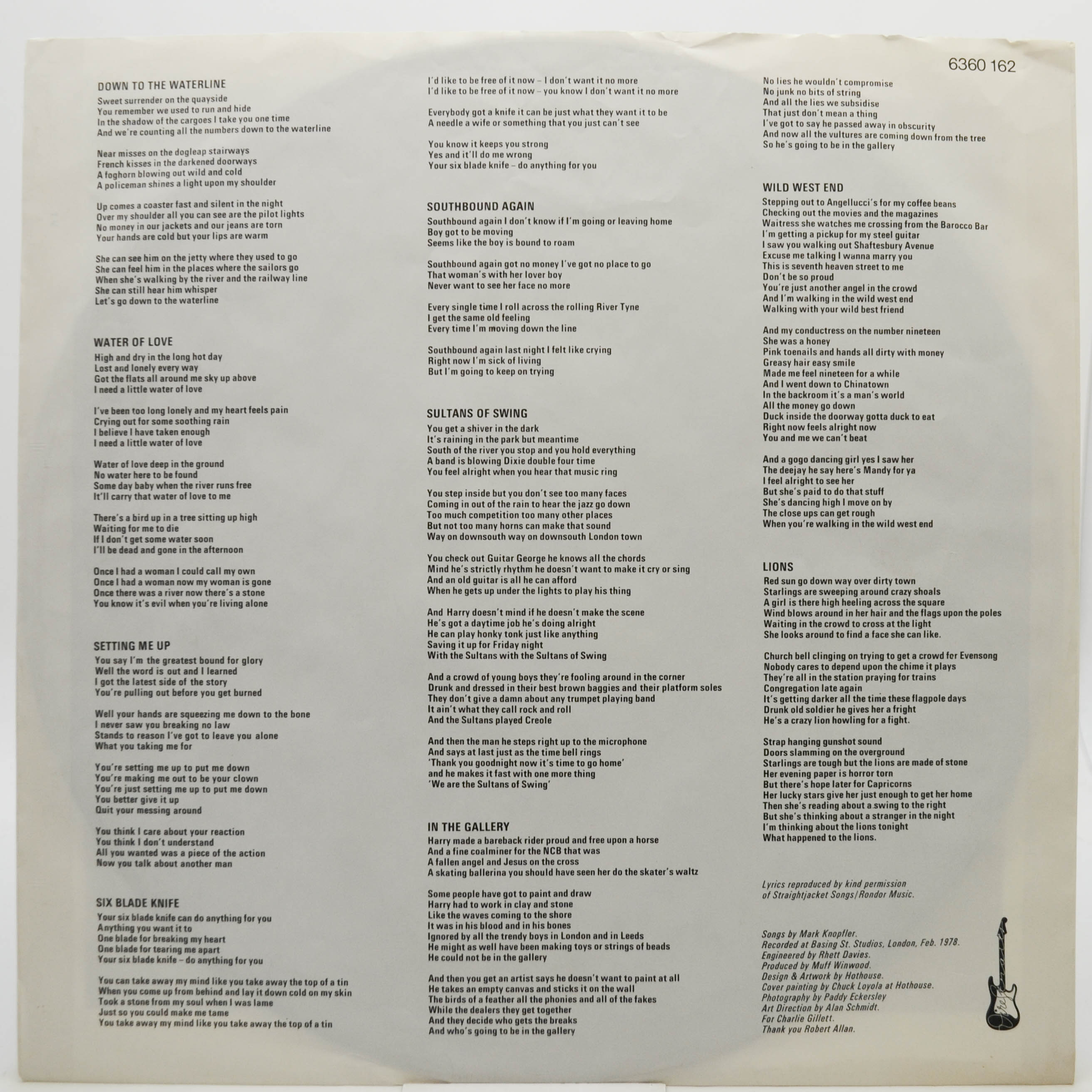 Dire Straits — Dire Straits, 1978