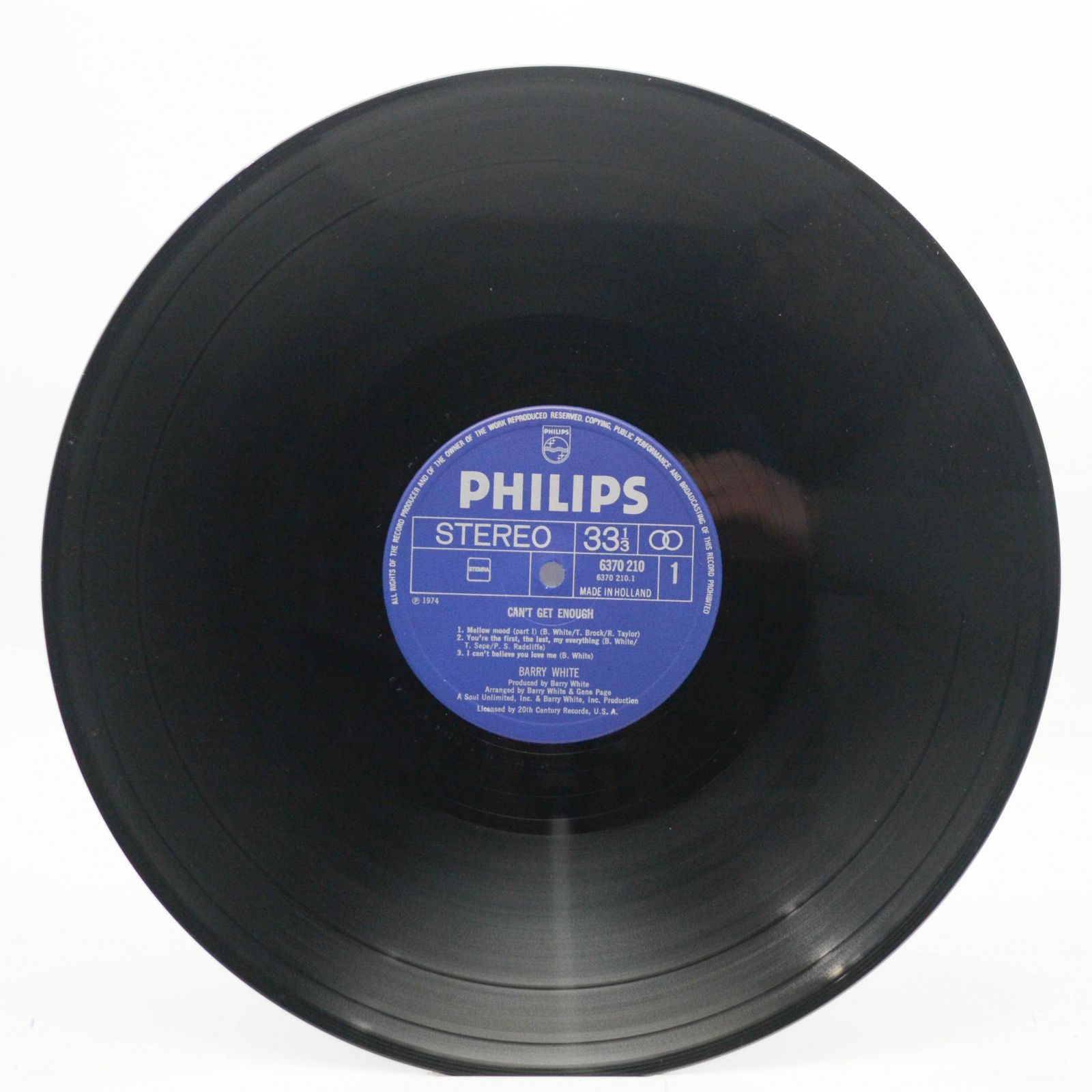 Barry White — Can't Get Enough, 1974