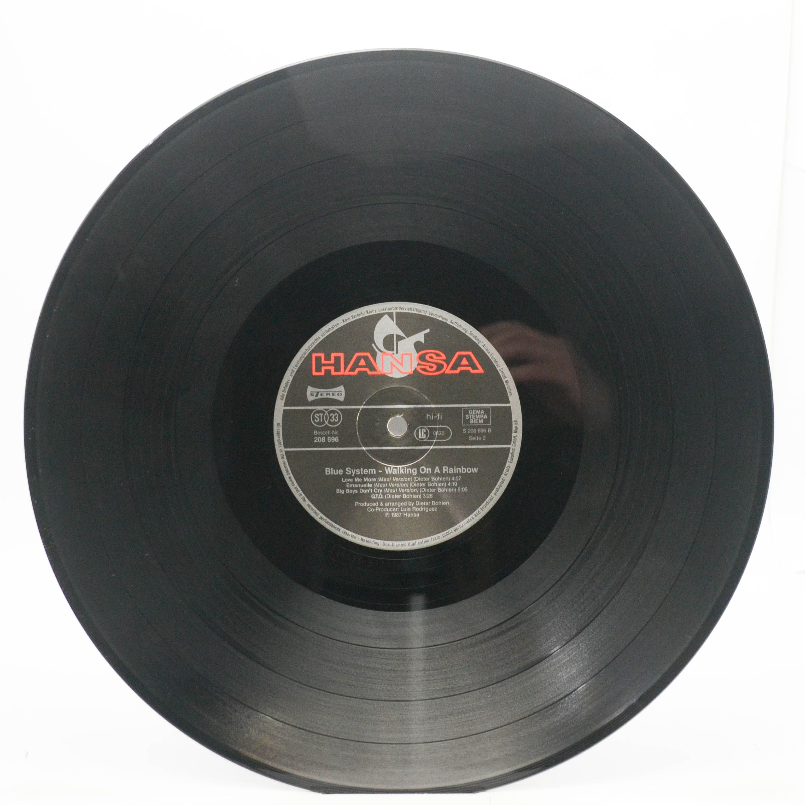 Blue System — Walking On A Rainbow, 1987