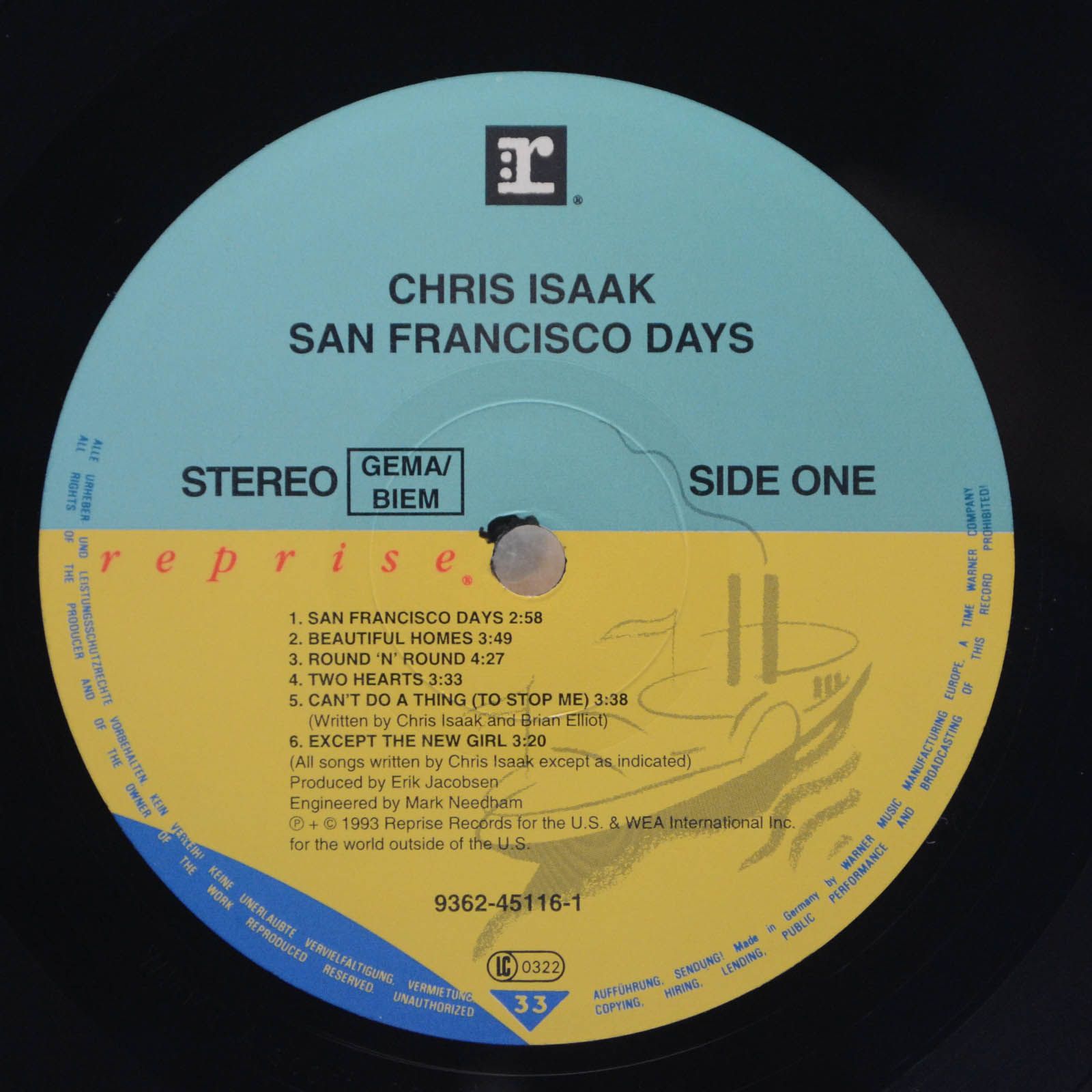Chris Isaak — San Francisco Days, 1993