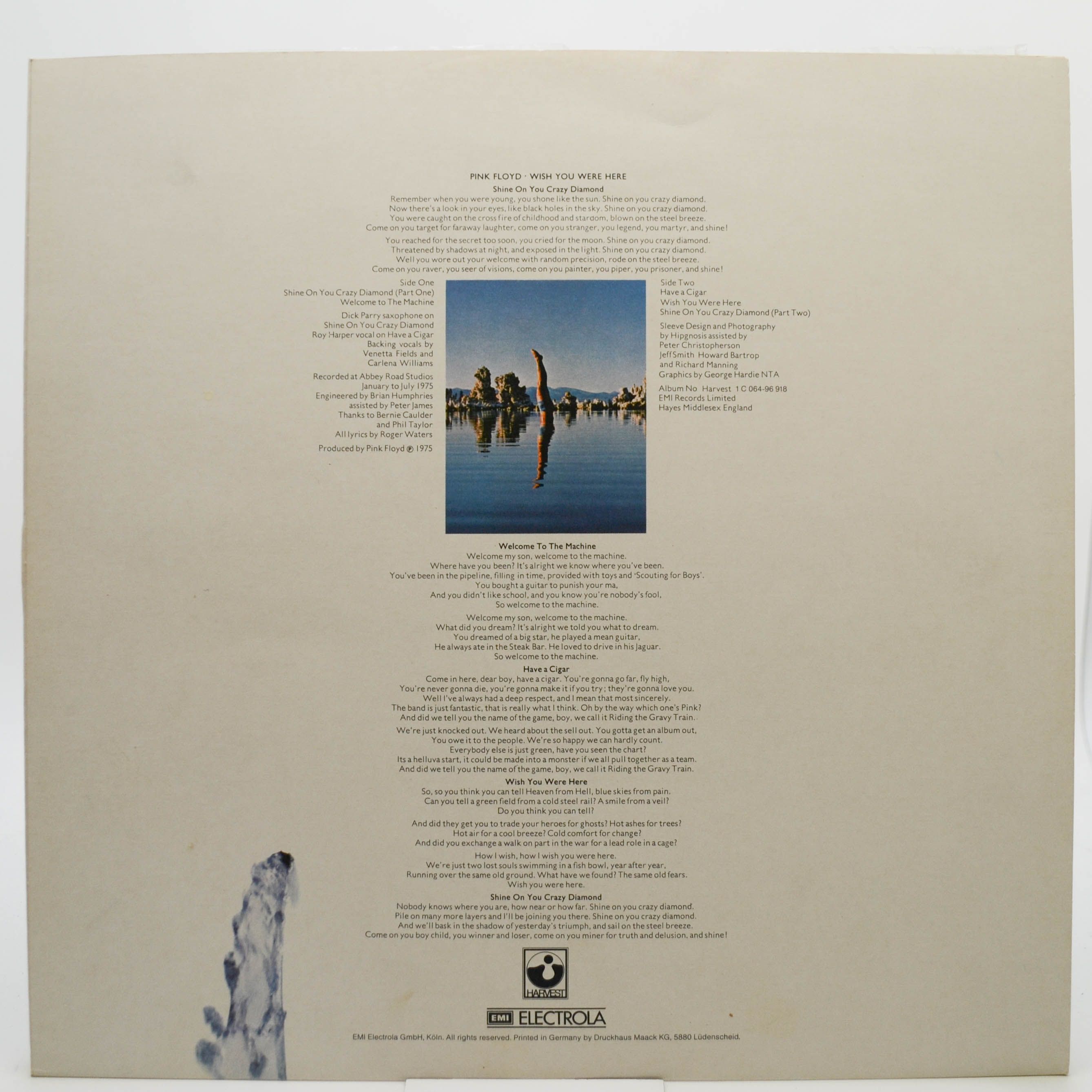 Pink Floyd — Wish You Were Here, 1975