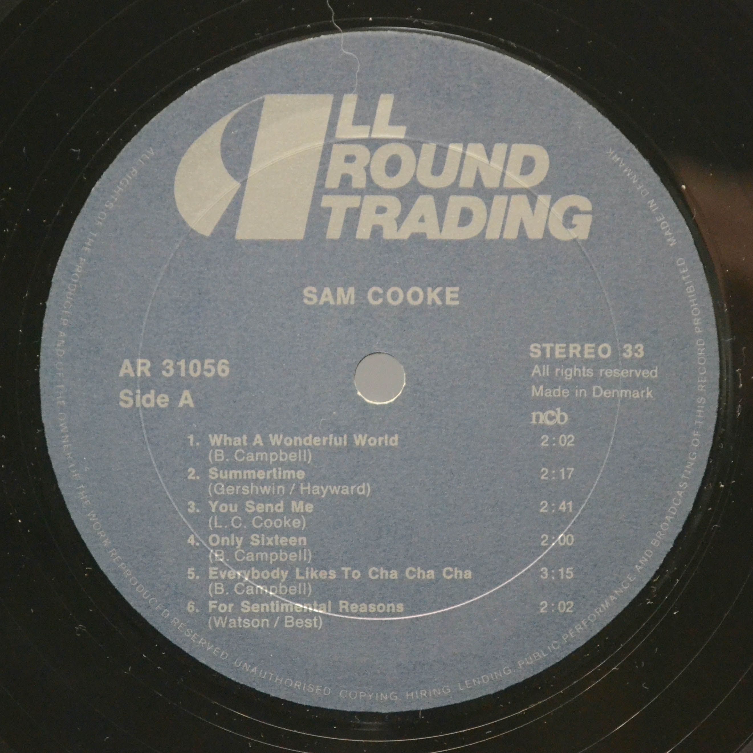 Sam Cooke — What A Wonderful World