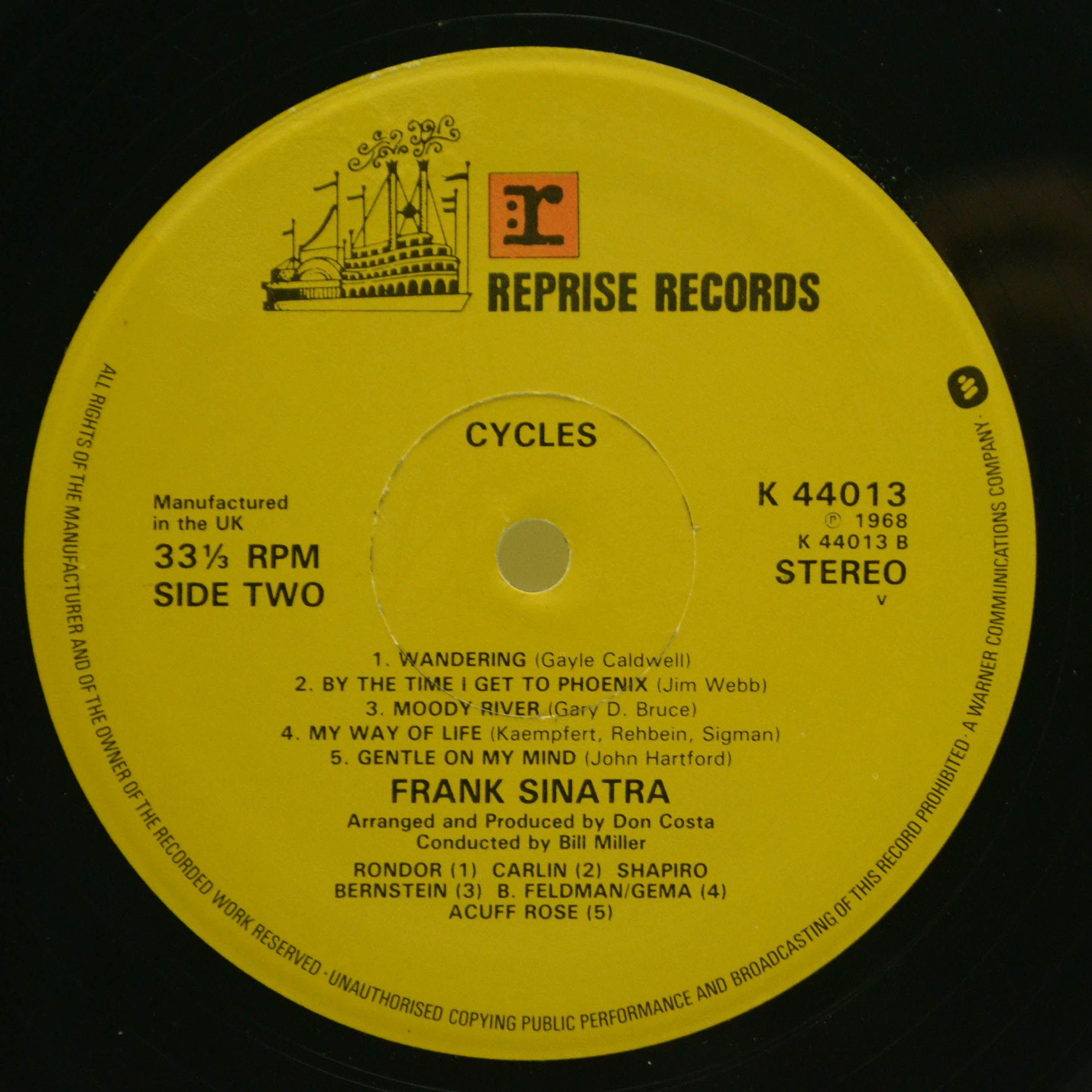 Frank Sinatra — Cycles (UK), 1968