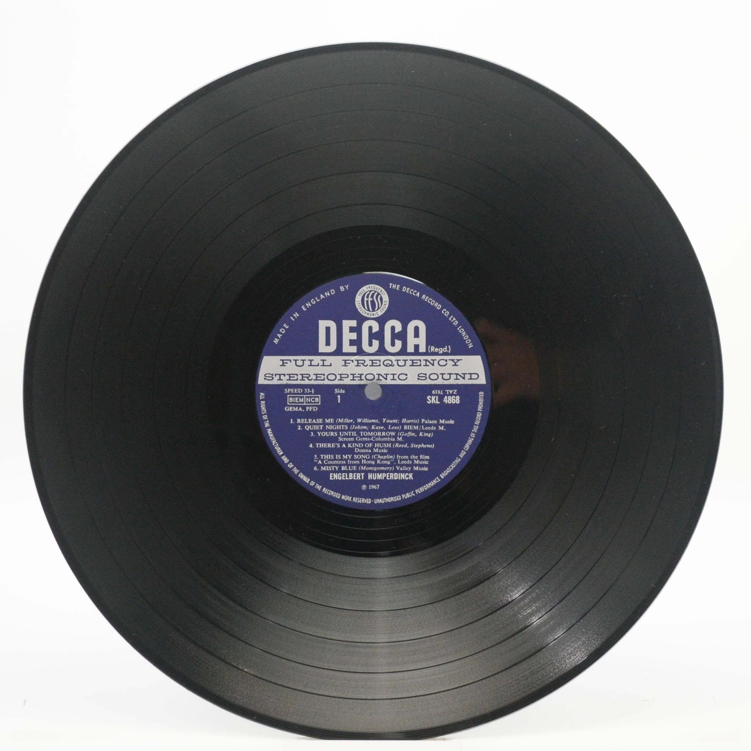 Engelbert Humperdinck — Release Me (UK), 1967