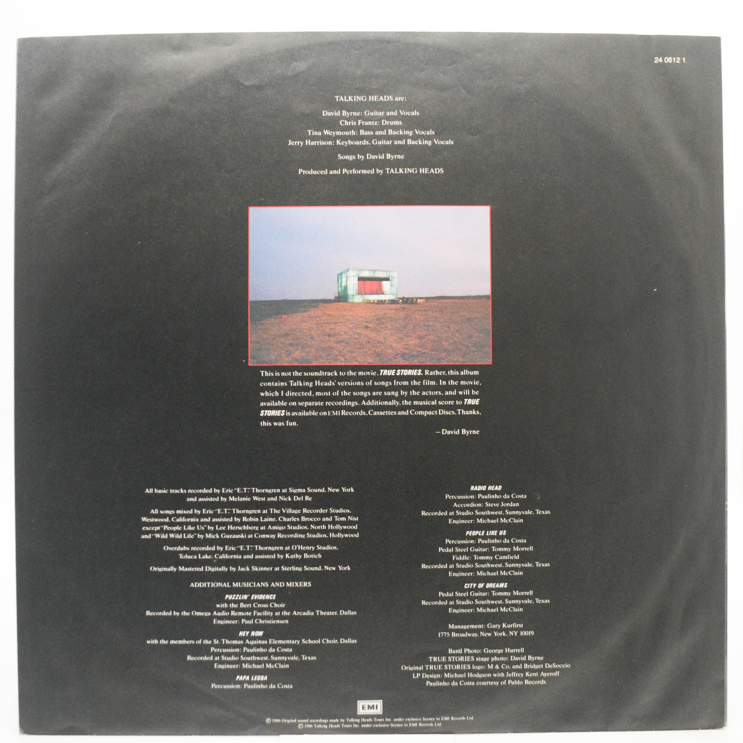 Talking Heads — True Stories, 1986