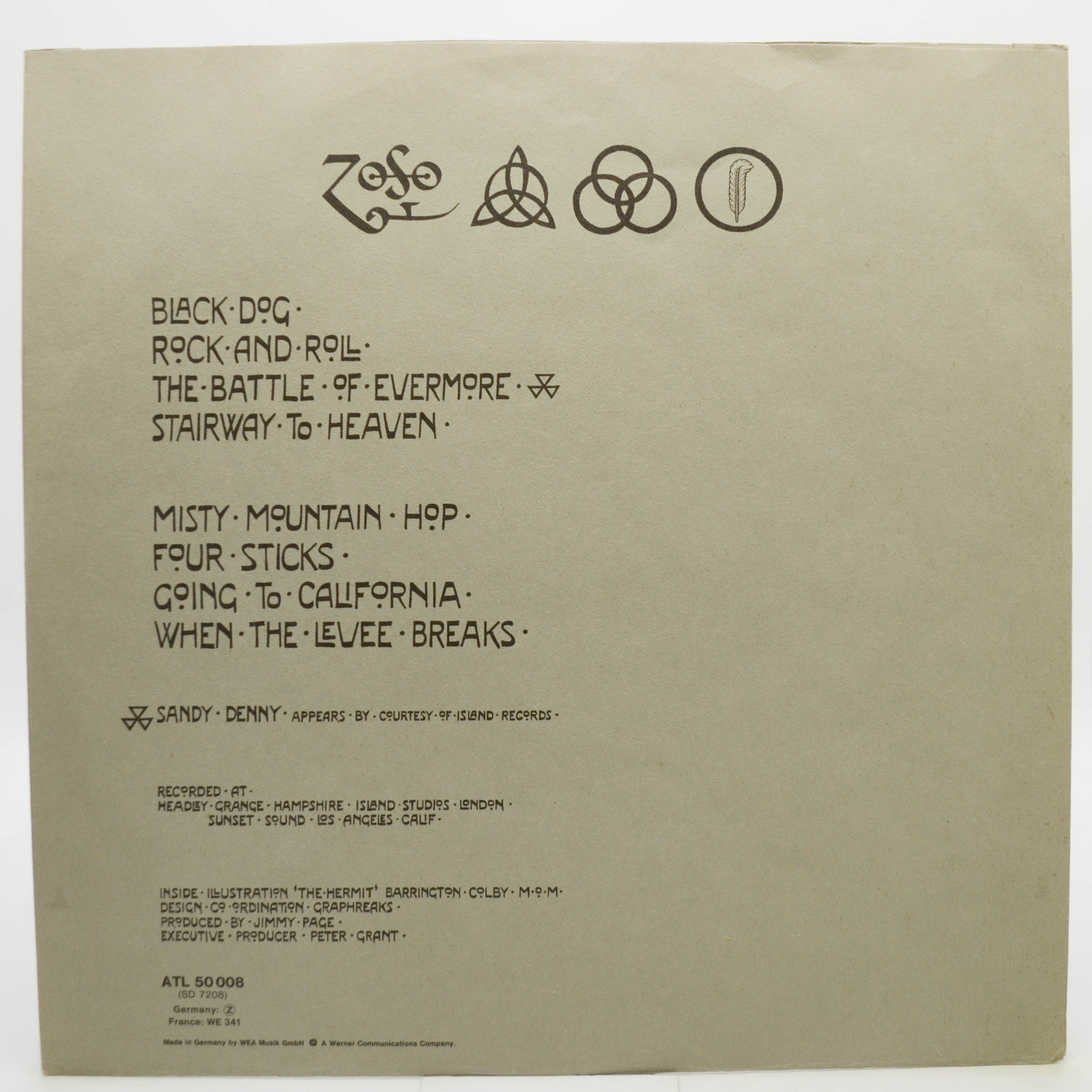 Led Zeppelin — Untitled, 1971