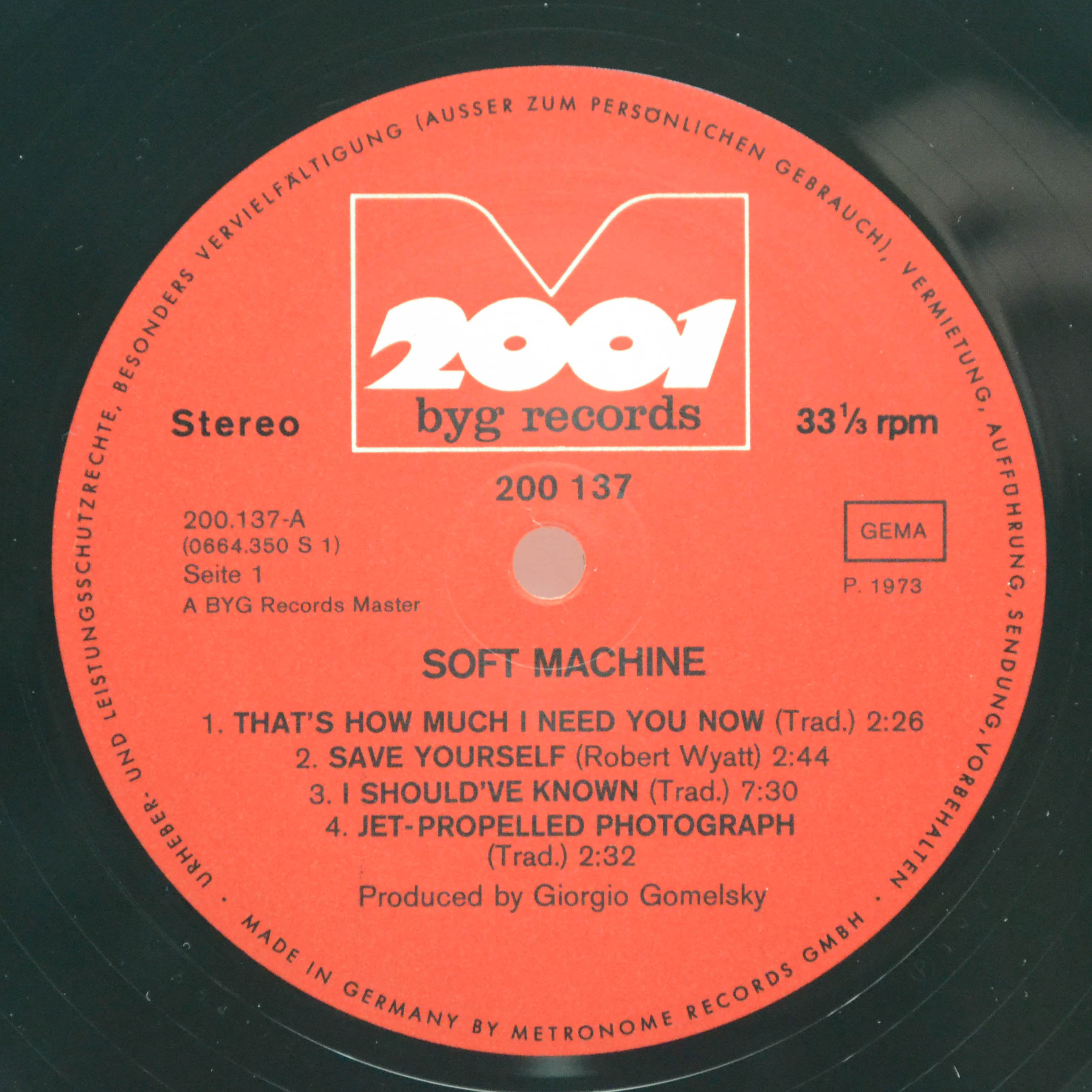 Soft Machine — Soft Machine, 1973